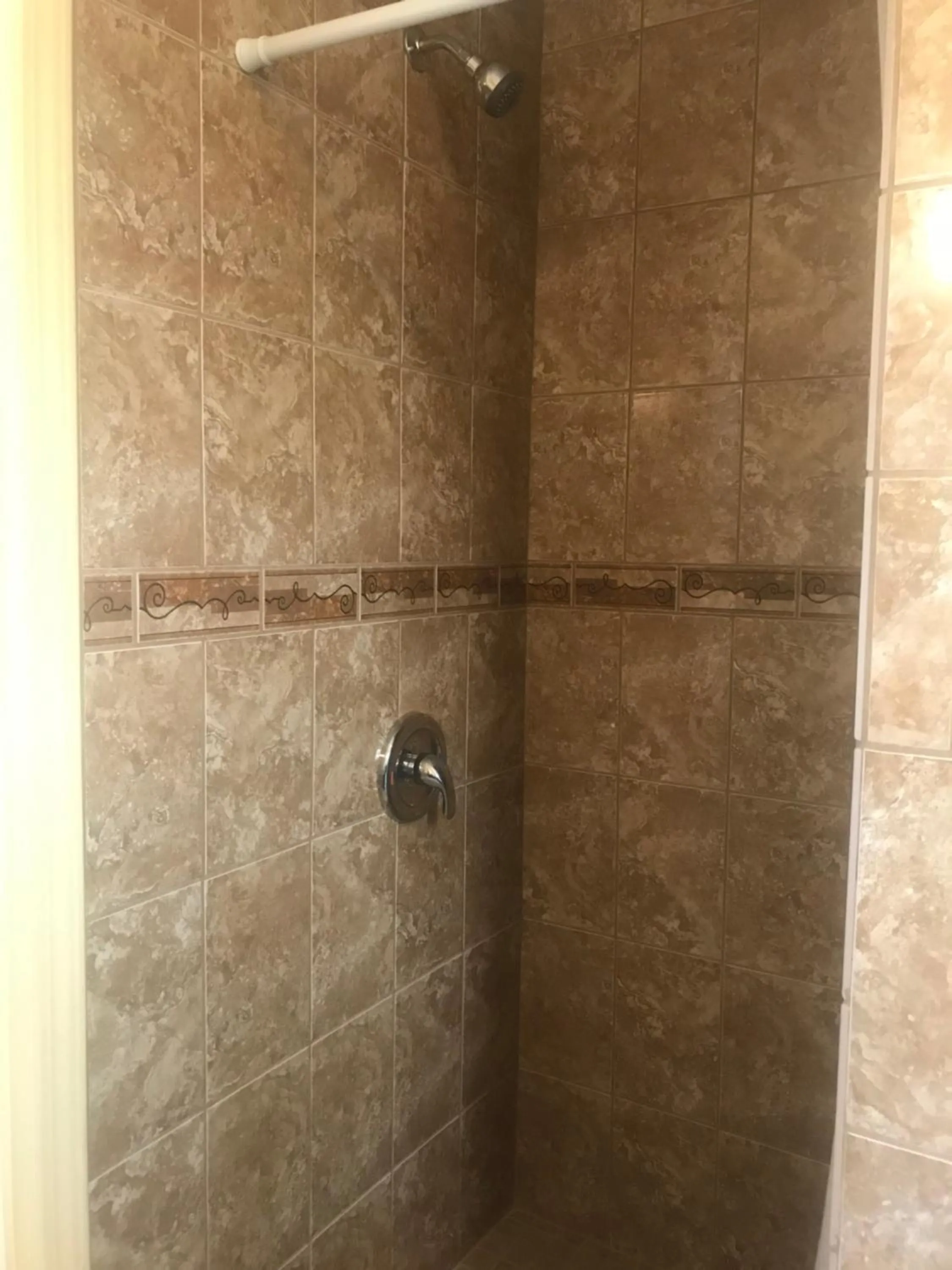 Shower in All 8 Motel