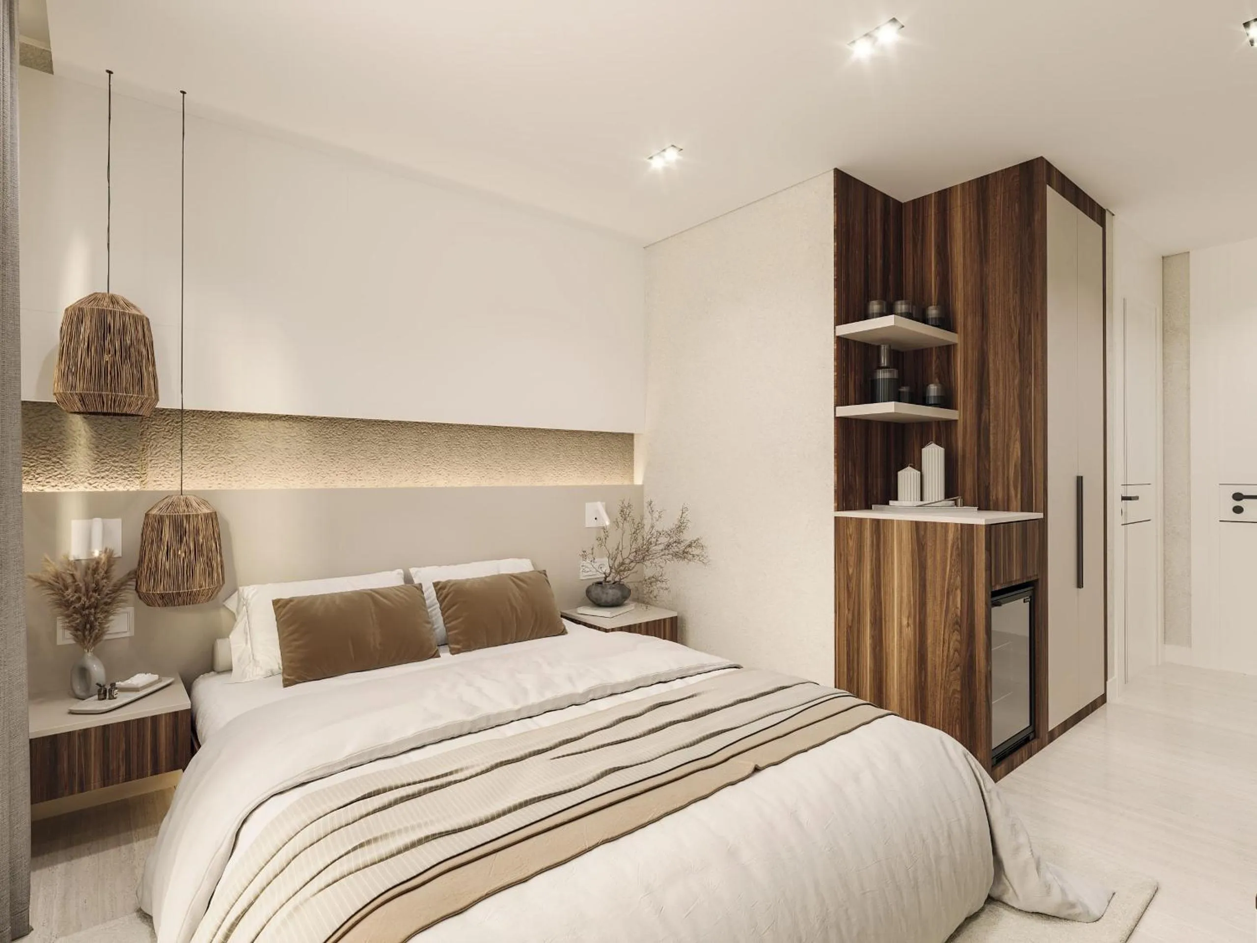 Bed in Sardunya Otel ARKA BİNA