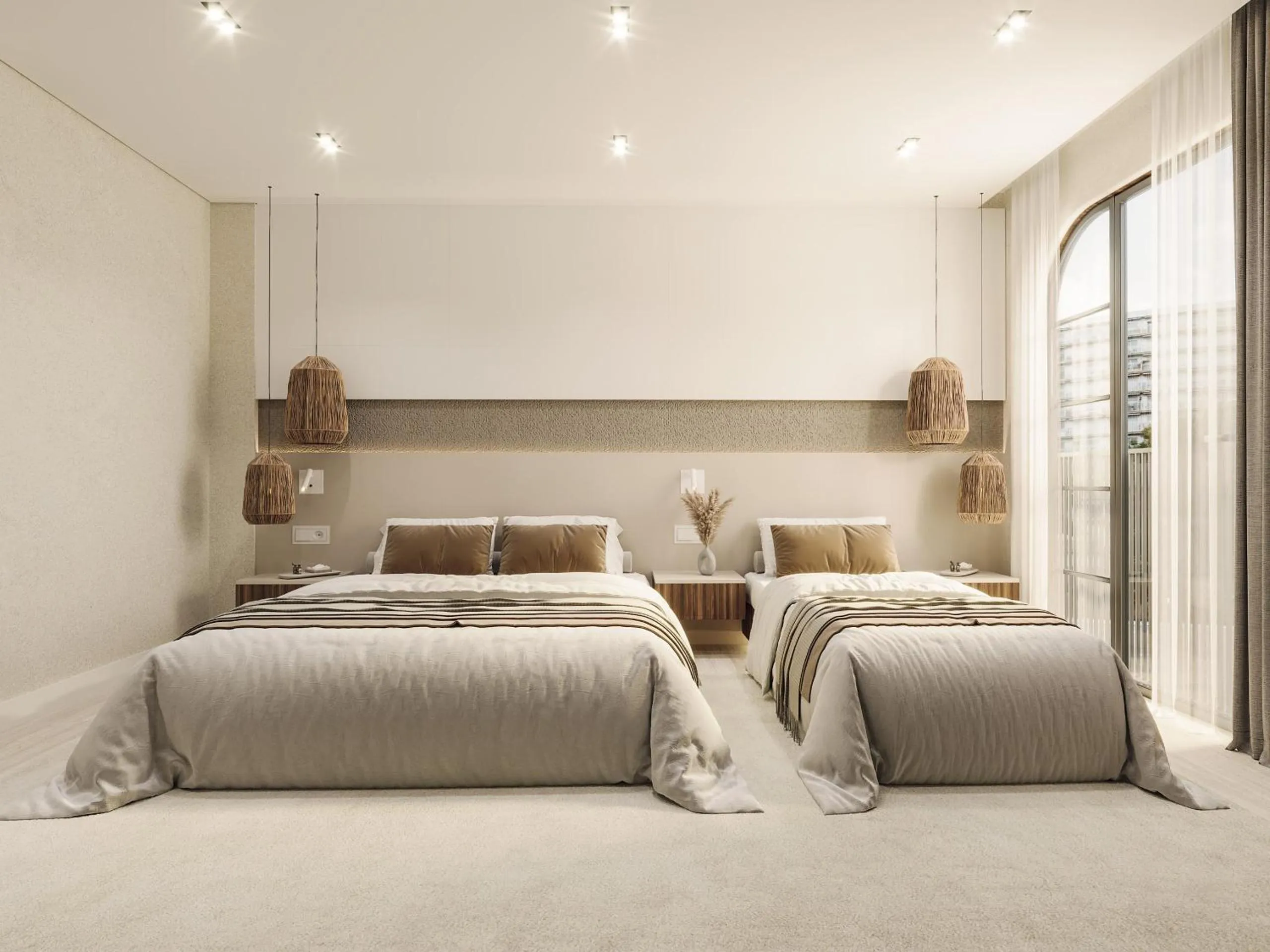 Bed in Sardunya Otel ARKA BİNA