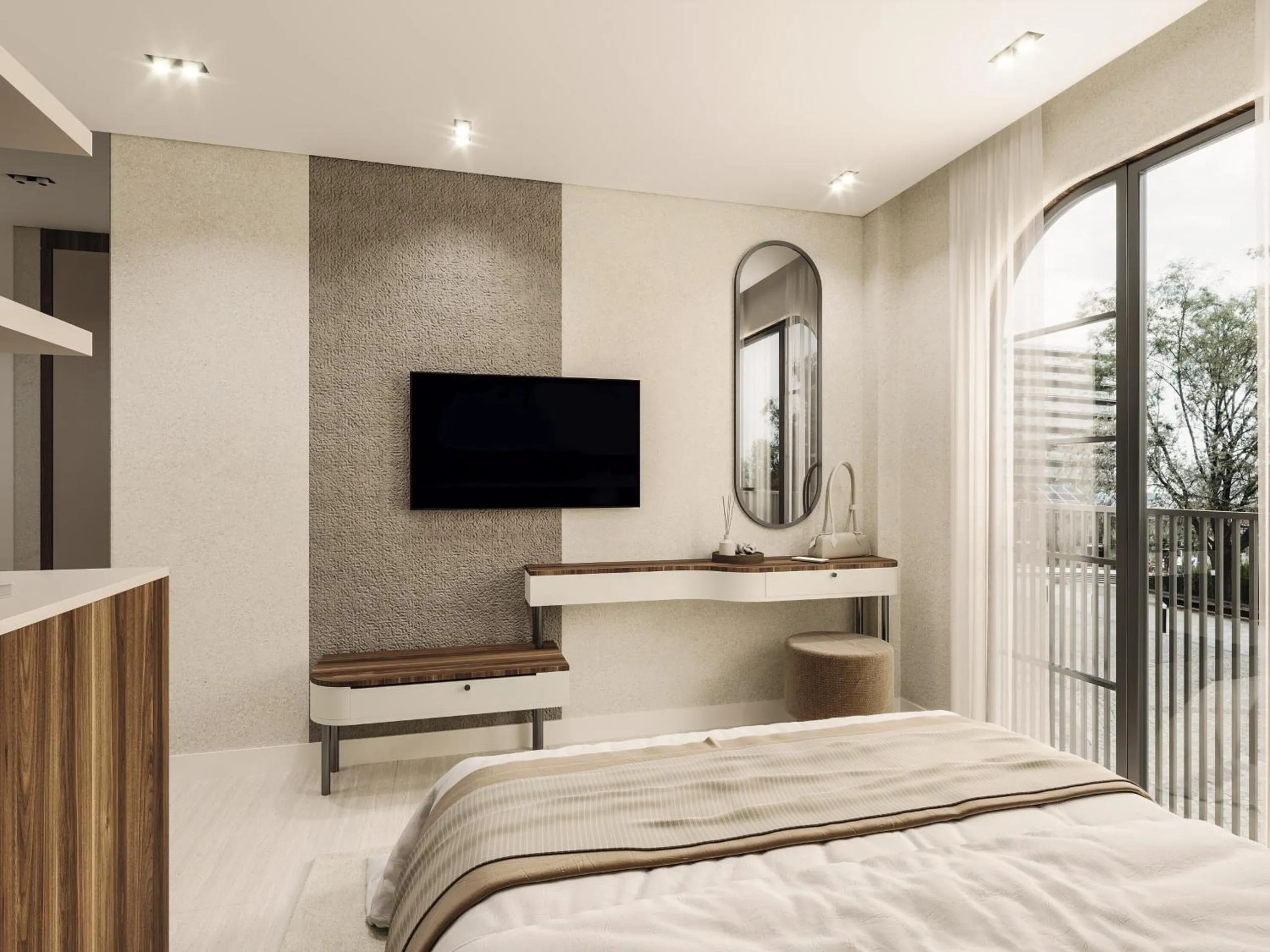 Bed in Sardunya Otel ARKA BİNA