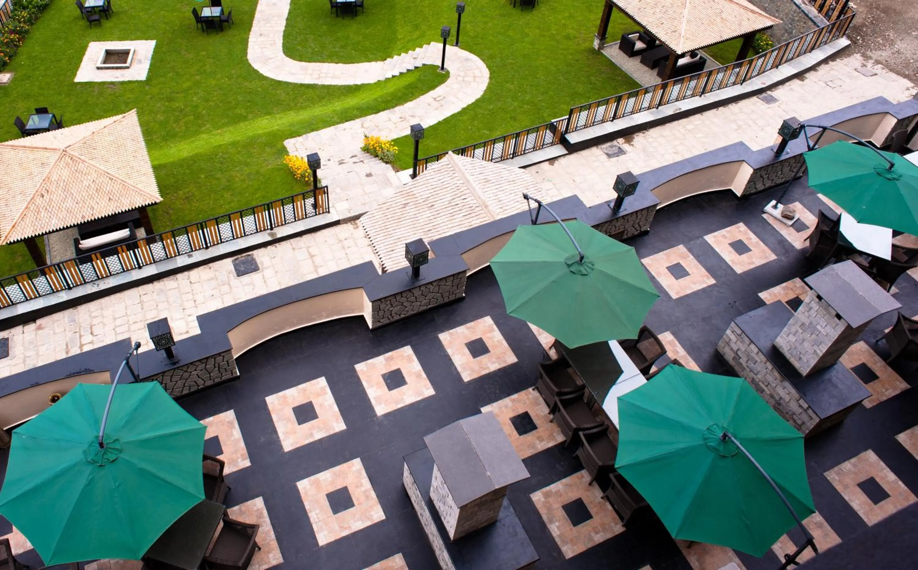 Balcony/Terrace in The Vintage Gulmarg