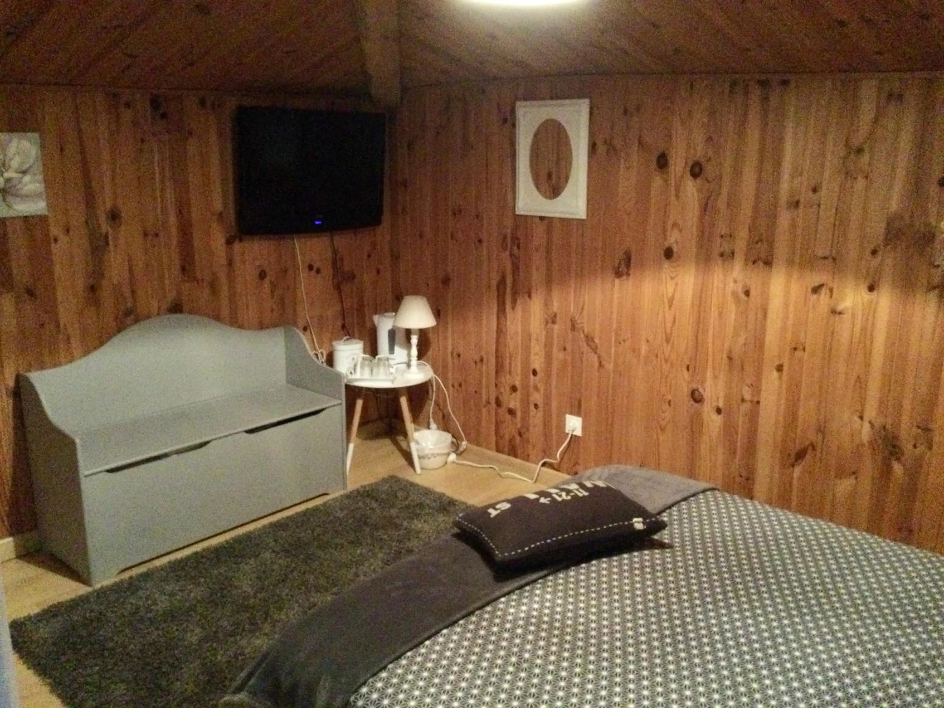 Bedroom, Bed in Chambre d’hôtes à Vallet