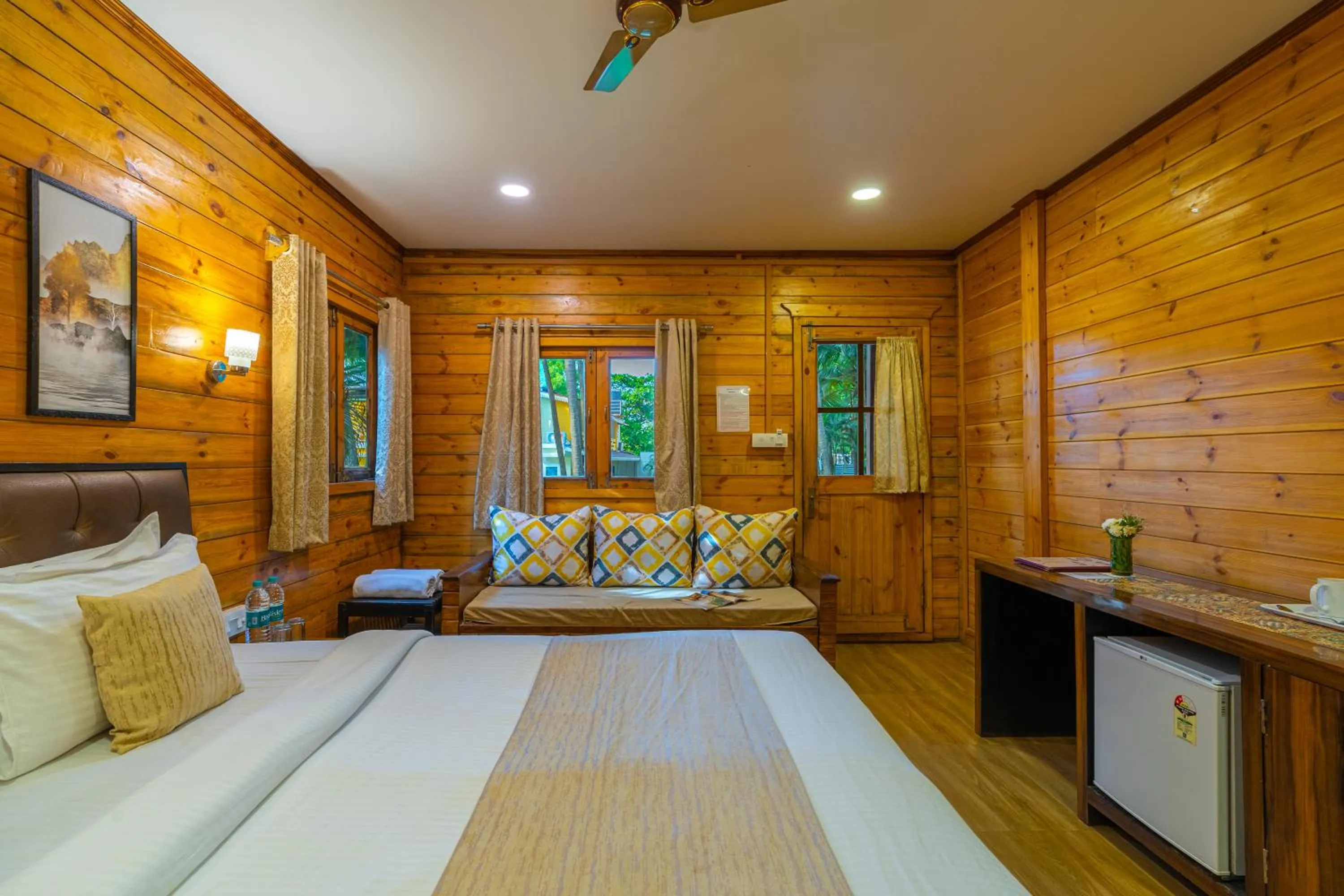 Bed in La Cabana Beach & Spa, By Ashvem Beach