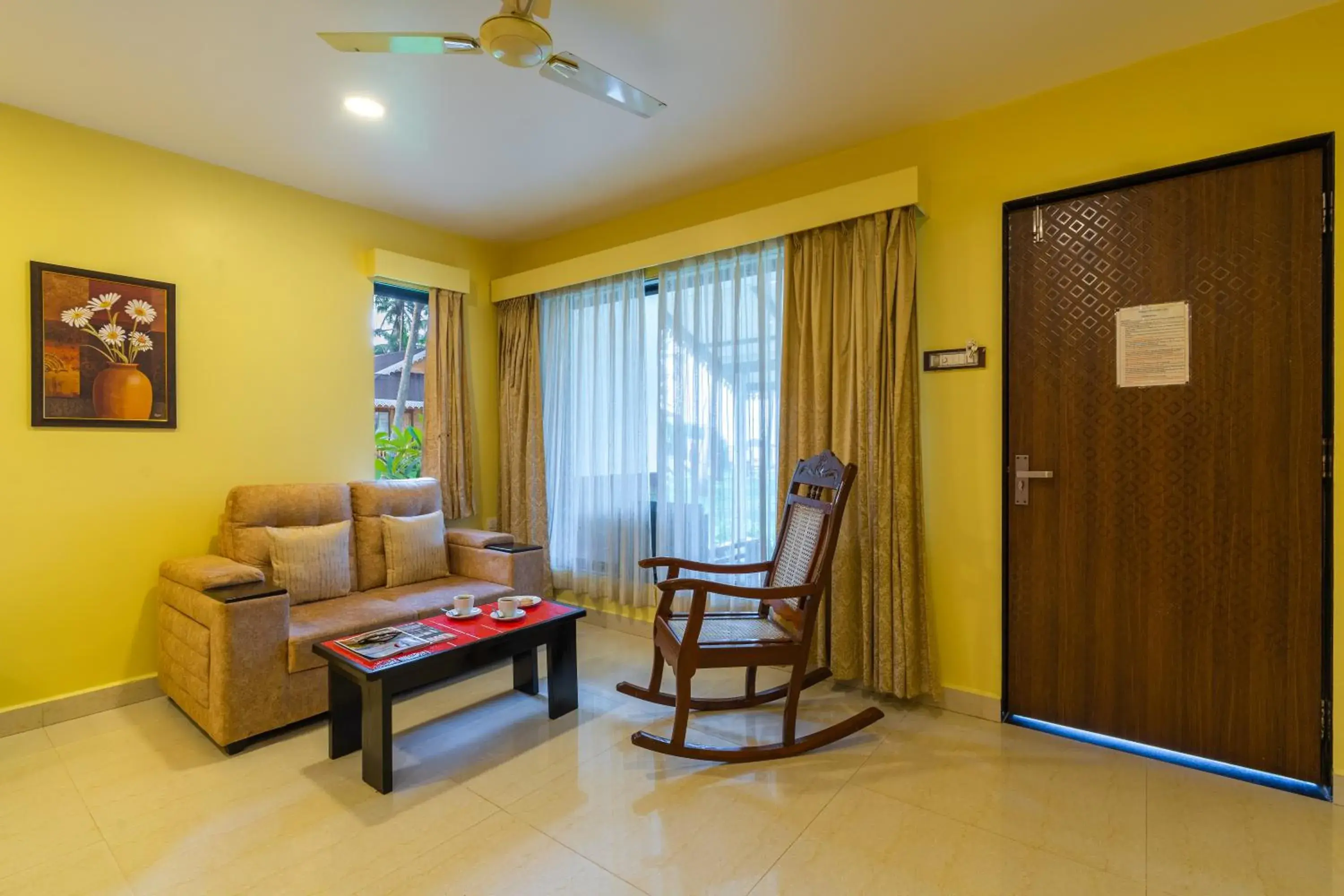 Bedroom in La Cabana Beach & Spa, By Ashvem Beach Bedroom in La Cabana Beach & Spa, By Ashvem Beach