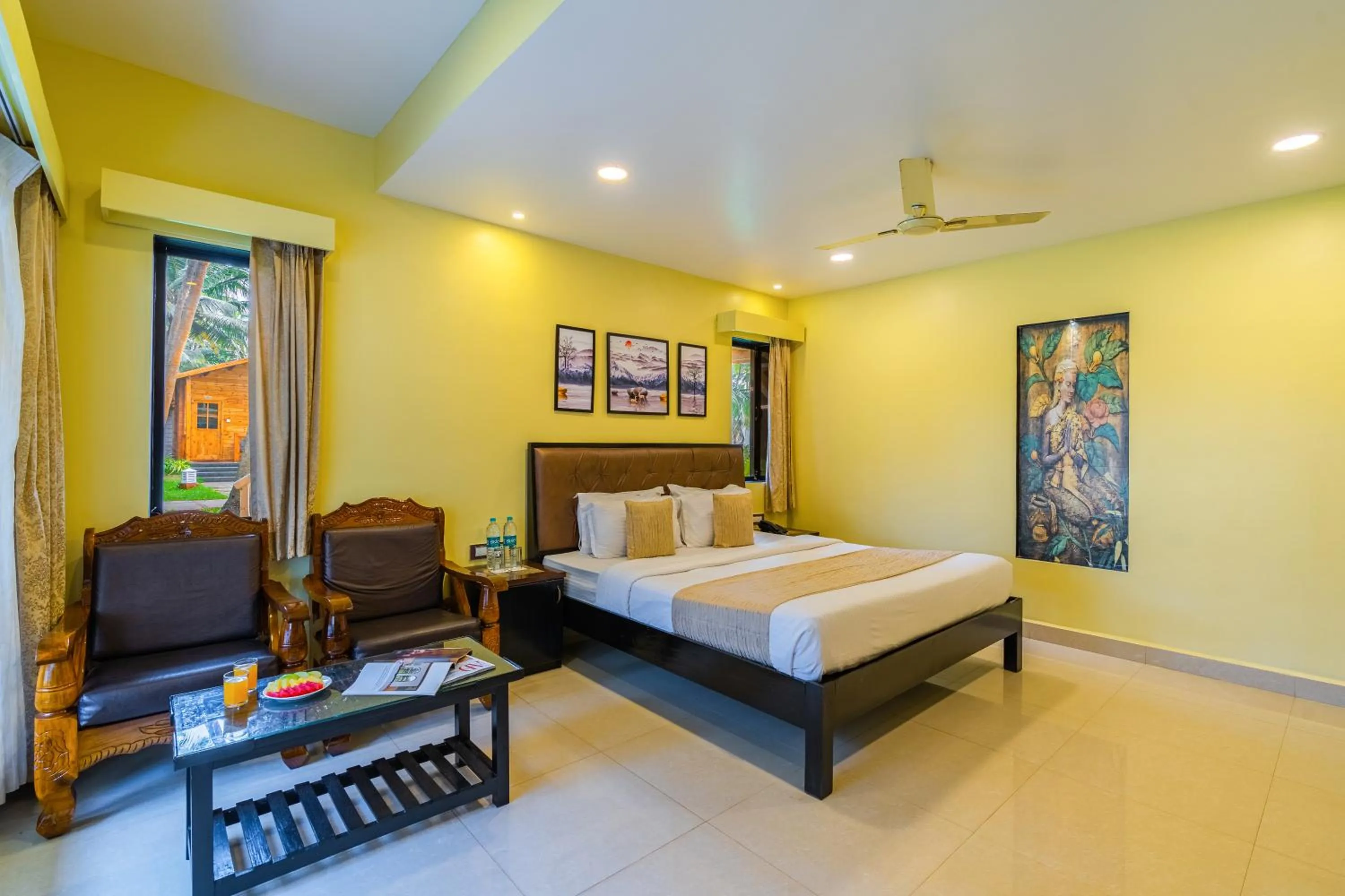 Bed in La Cabana Beach & Spa, By Ashvem Beach