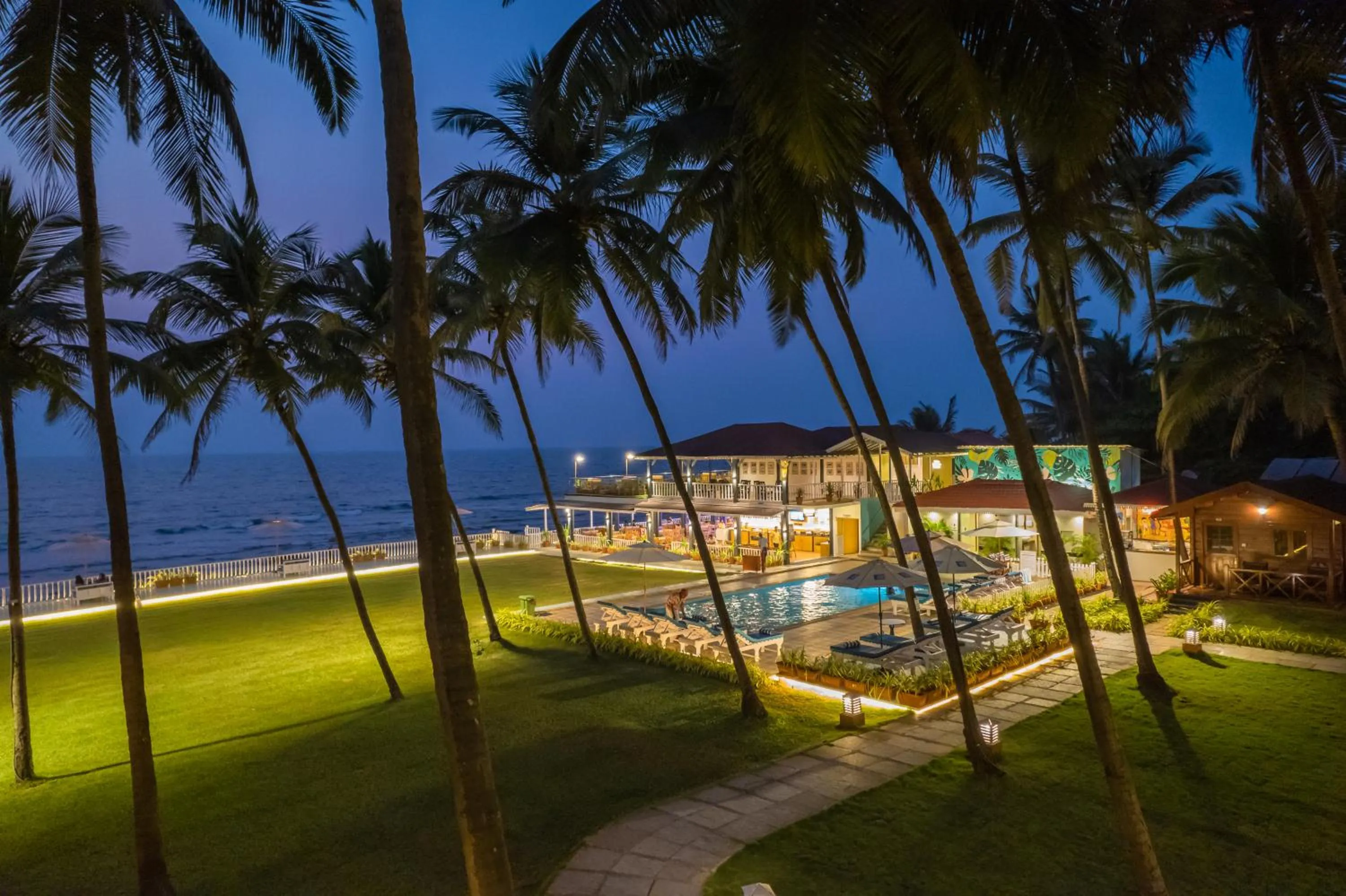 Sea view in La Cabana Beach & Spa, By Ashvem Beach