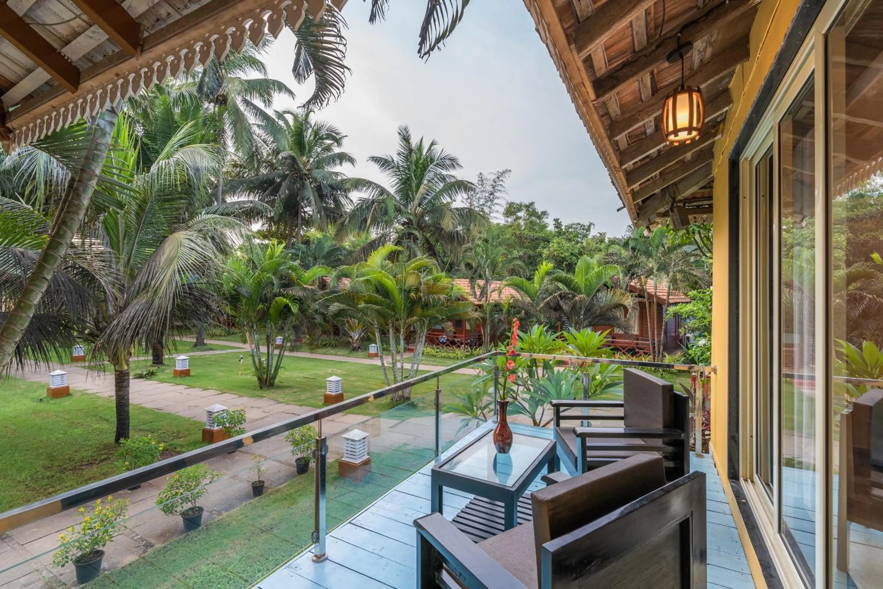 Balcony/Terrace in La Cabana Beach & Spa, By Ashvem Beach