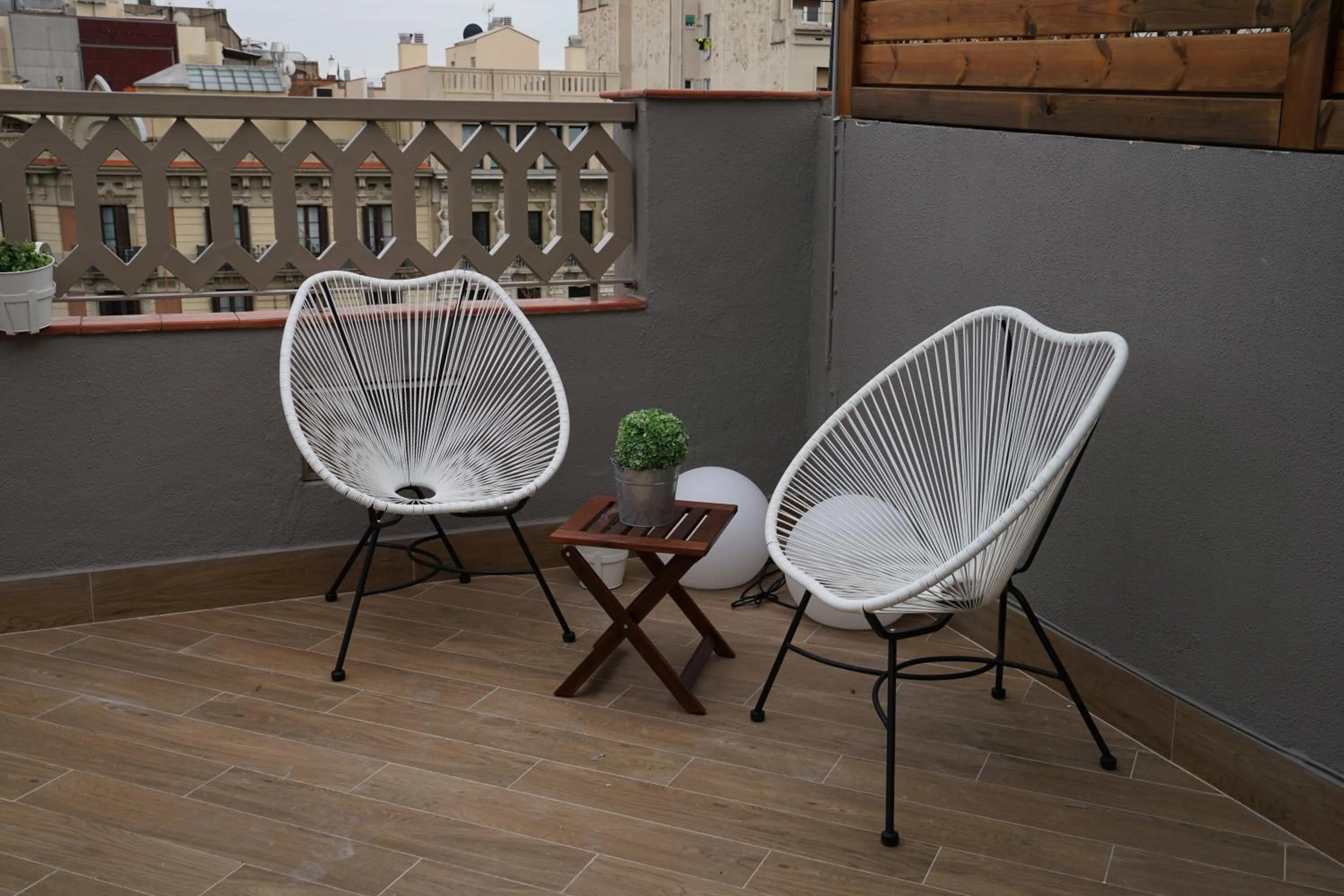 Patio in 555 Apartments BCN