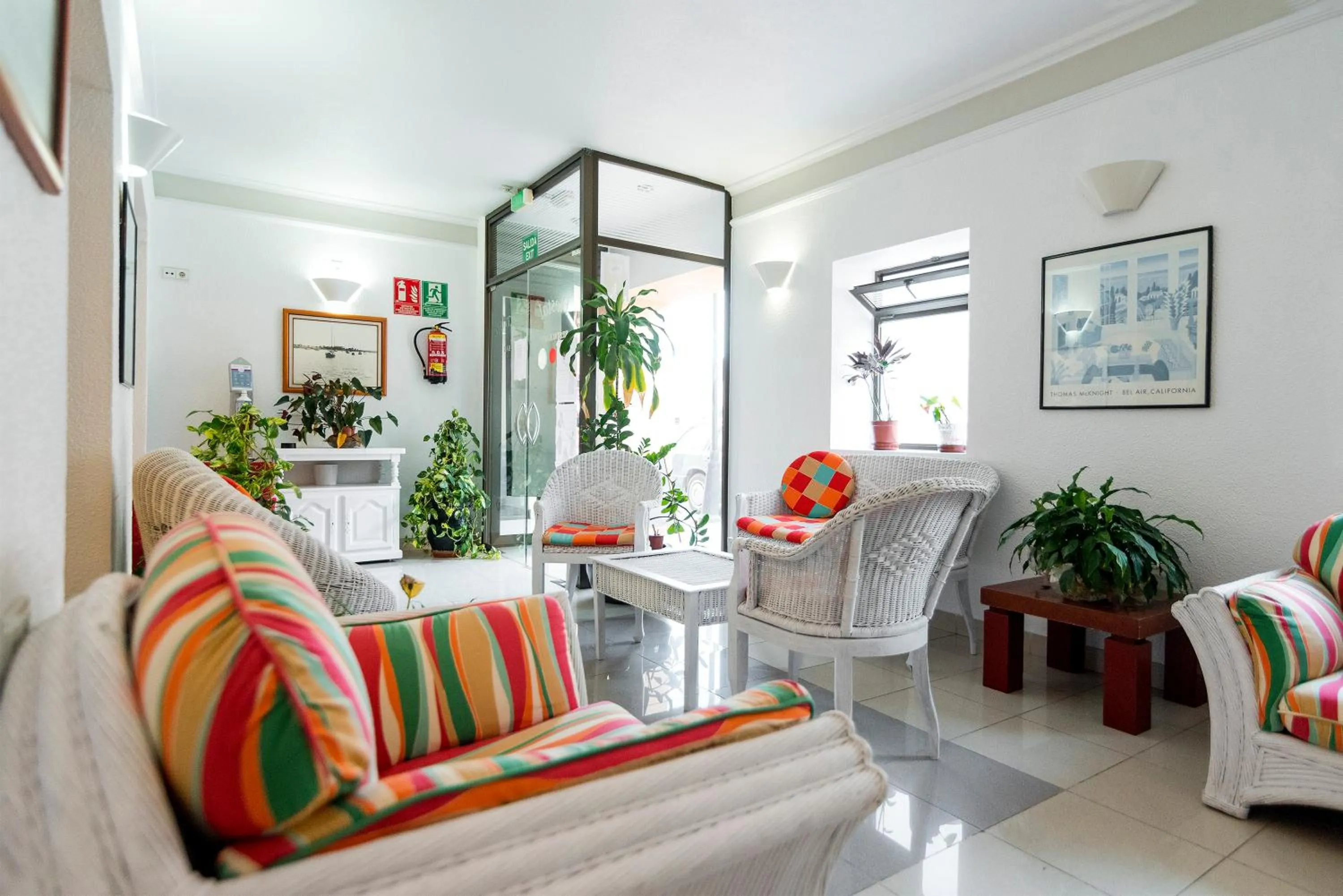 Living room in Hostal Bellavista Formentera