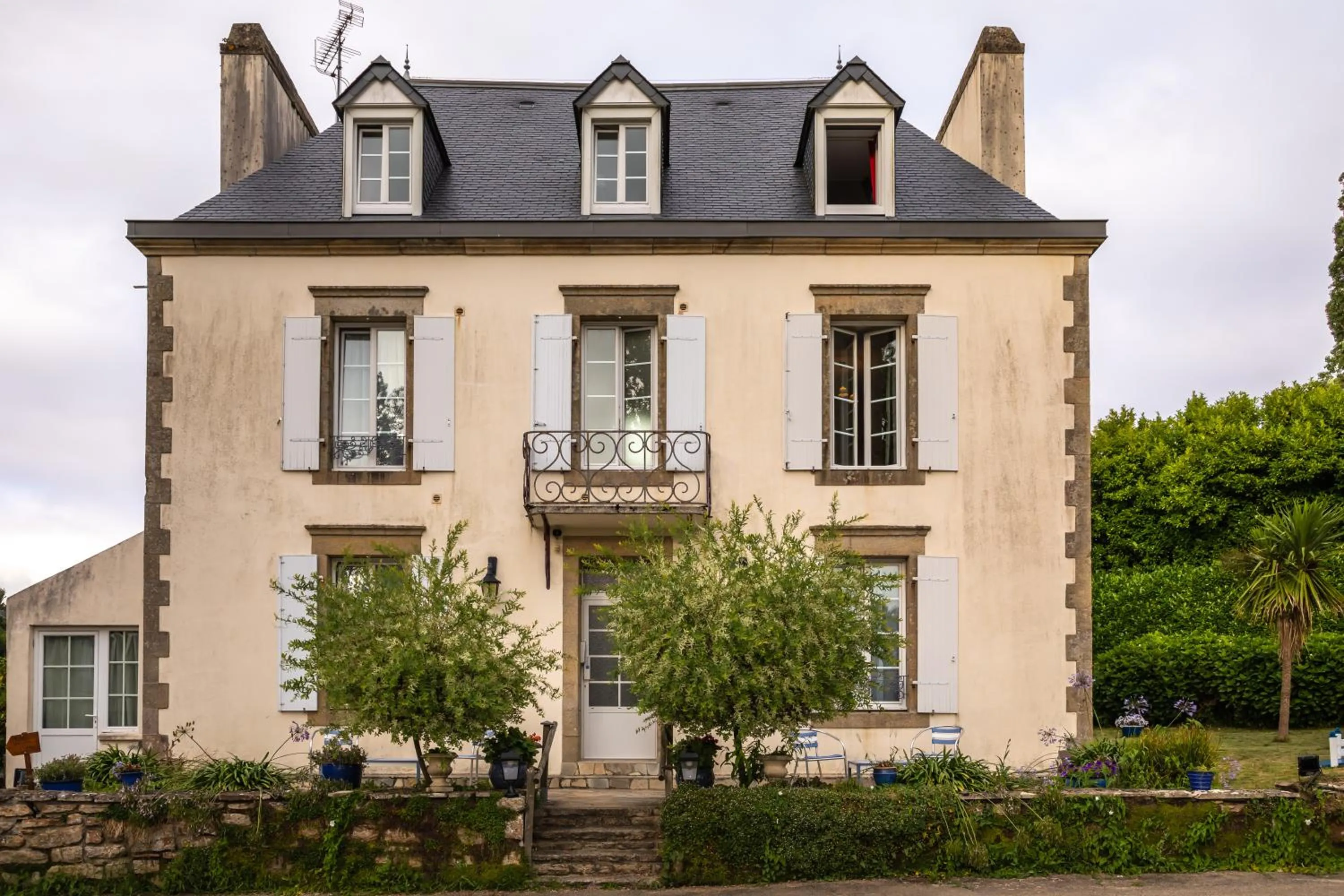 View (from property/room) in Logis- Auberge De Kerveoc'h