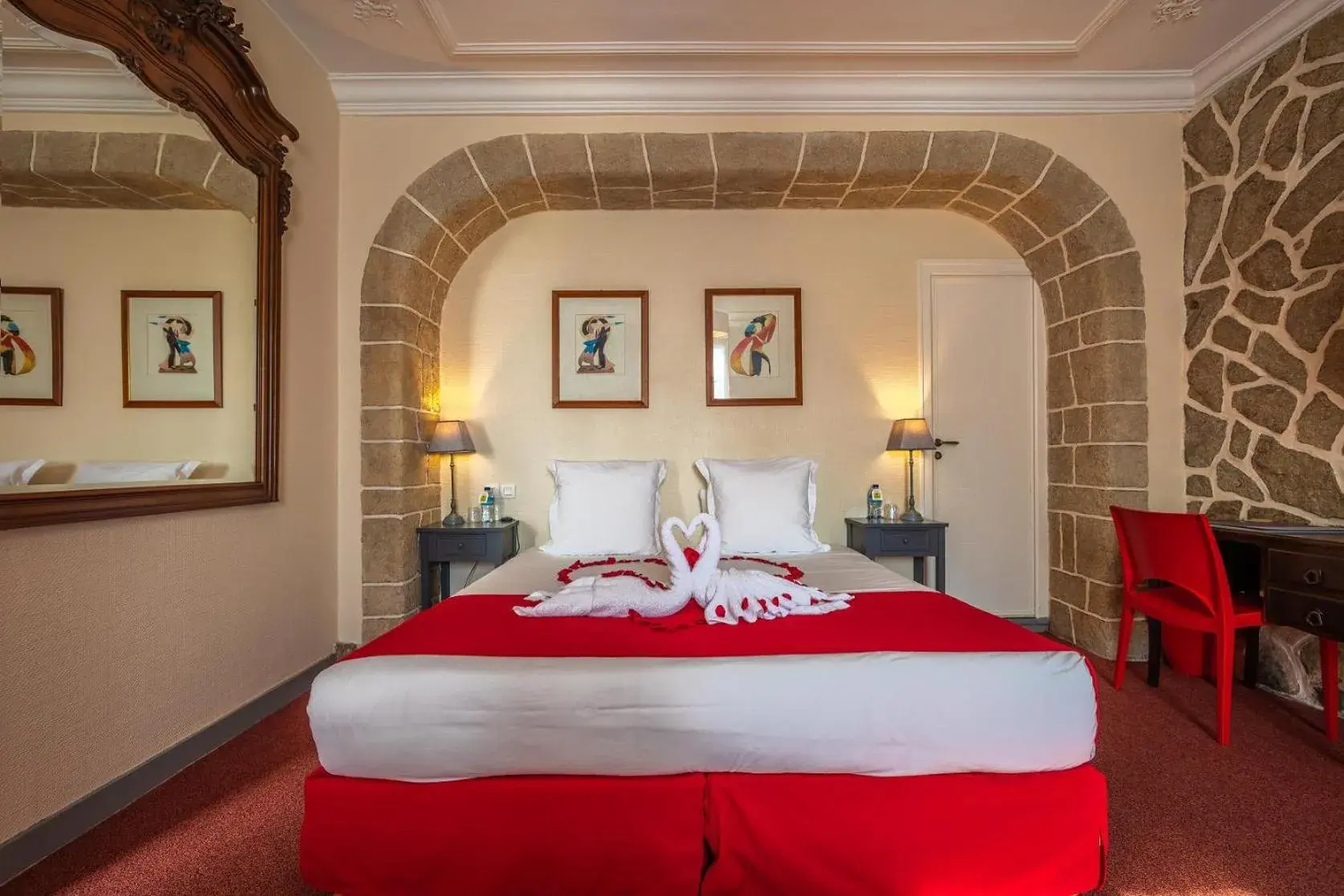 Bed in Auberge De Kerveoc'h Bed in Auberge De Kerveoc'h