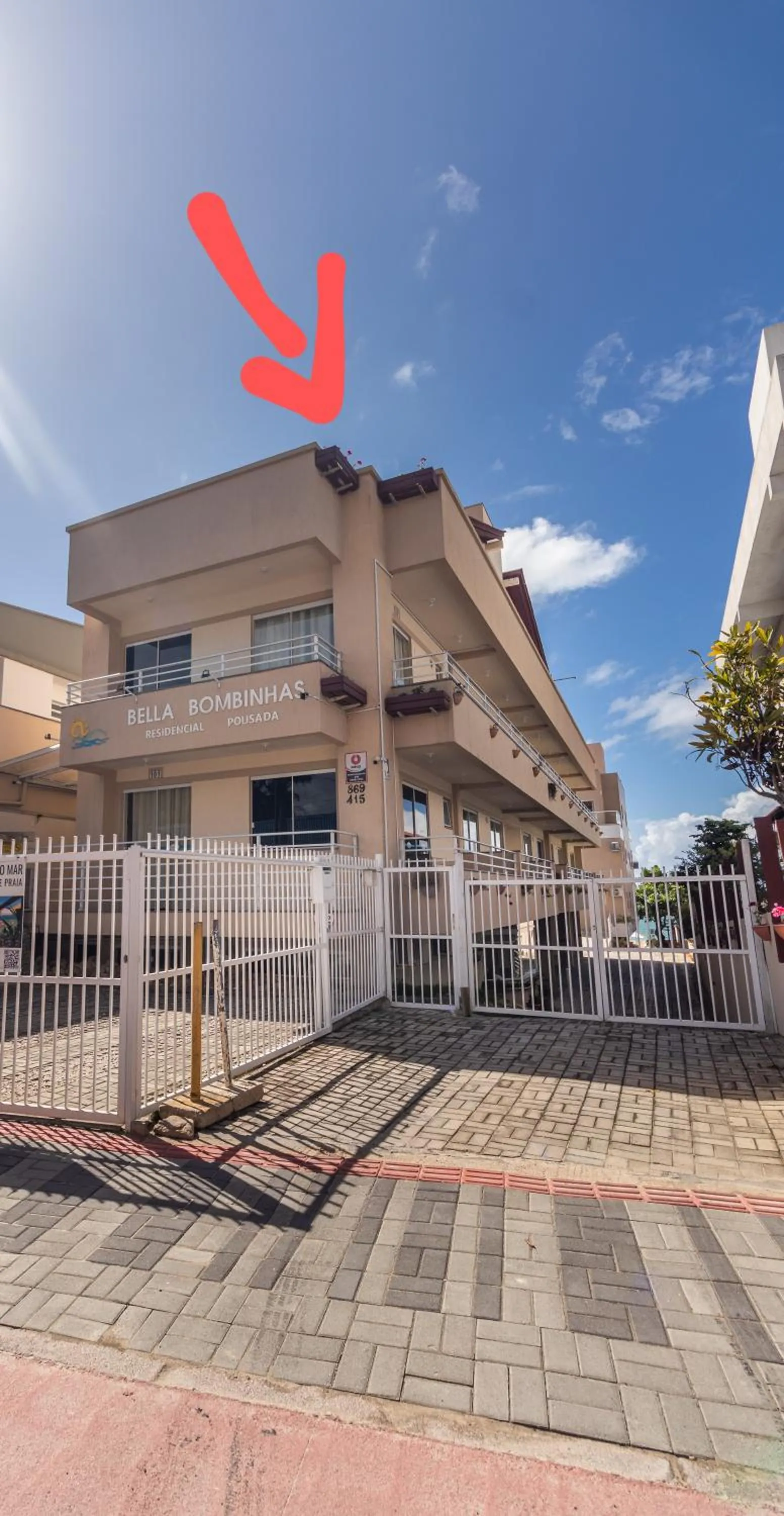 Property building in Pousada Bella Bombinhas - Pé na areia