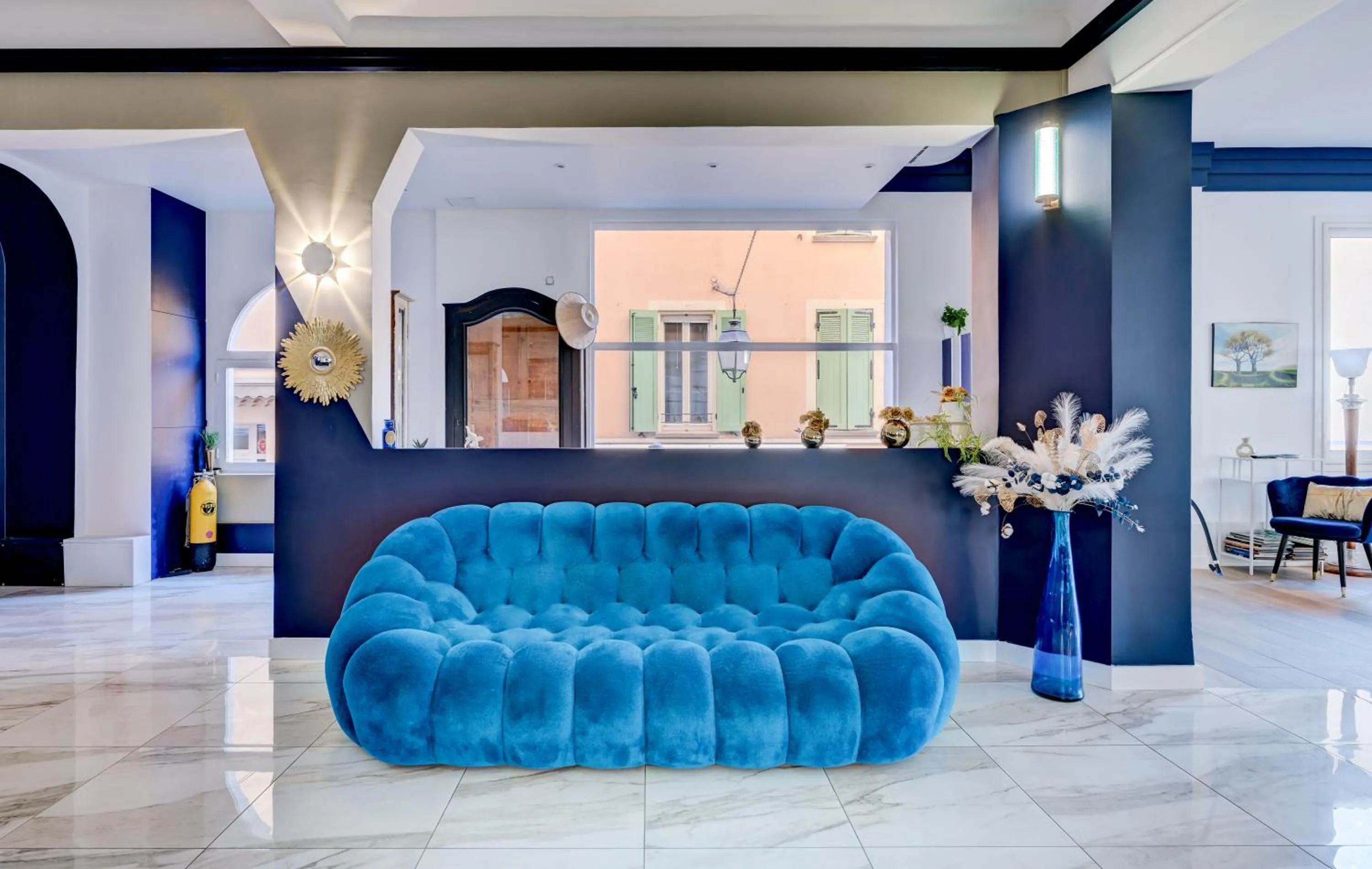 Living room in Hotel Espadon bleu