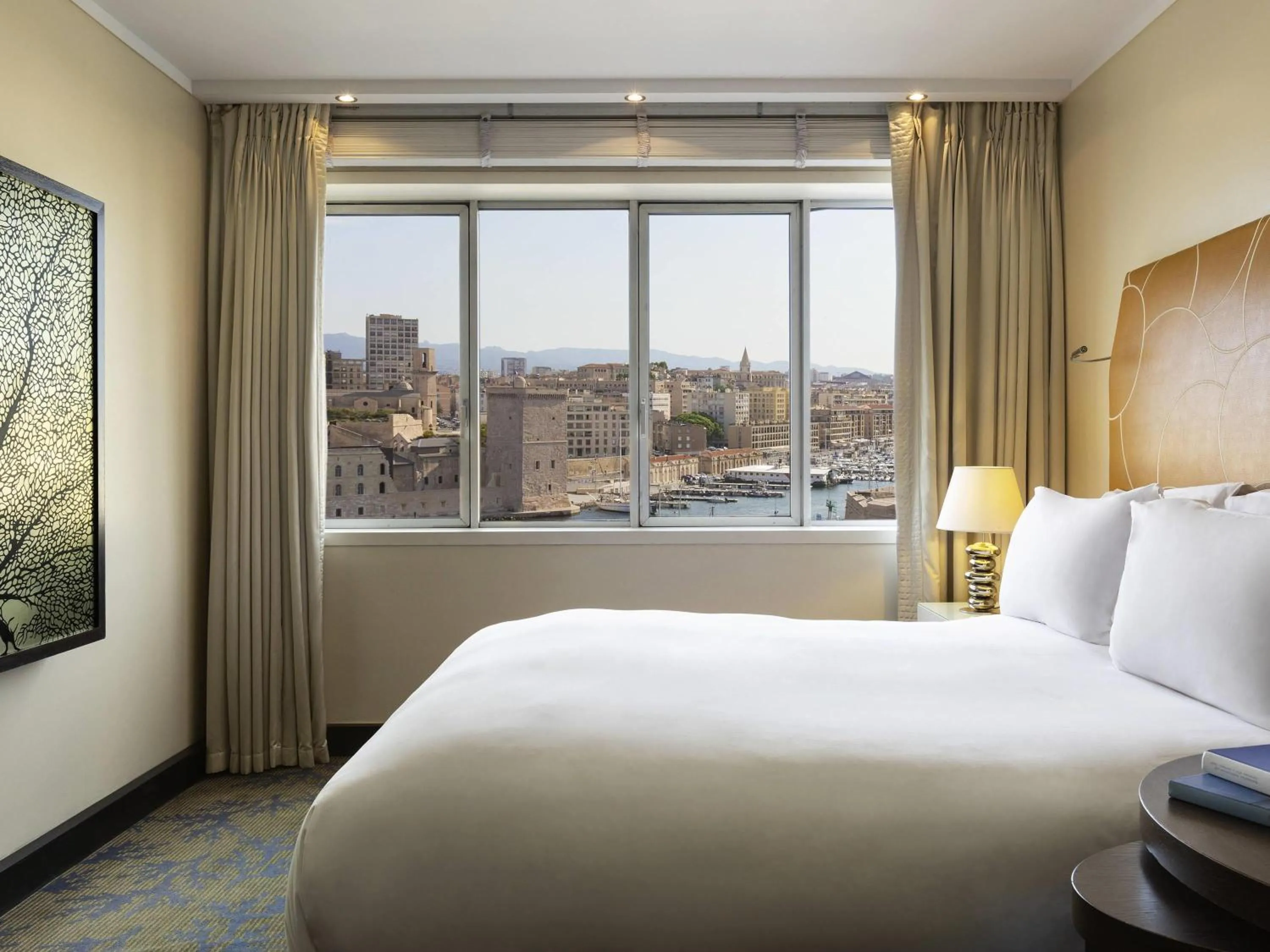 Bedroom, Bed in Sofitel Marseille Vieux-Port