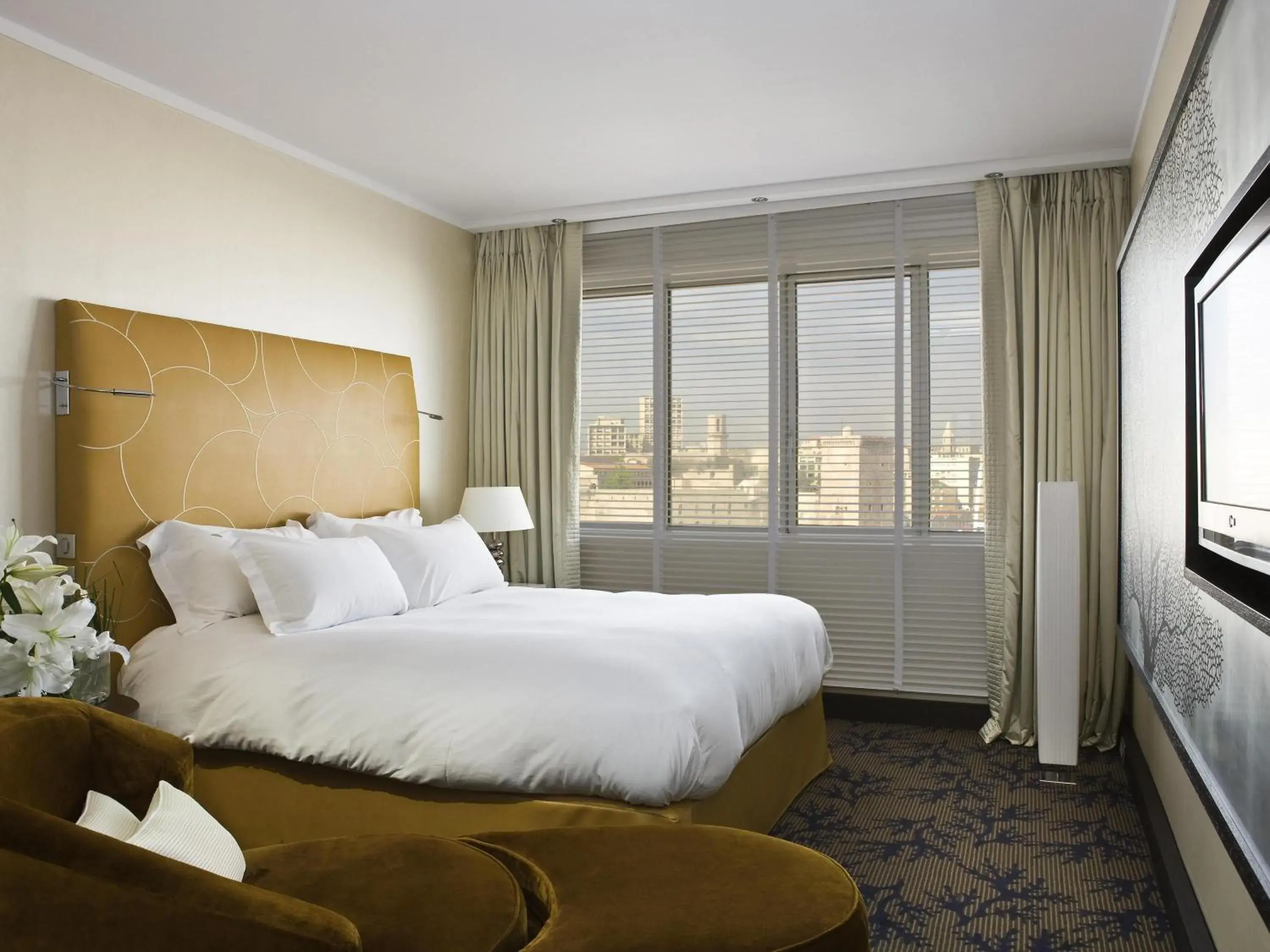 Bedroom, Bed in Sofitel Marseille Vieux-Port Bedroom, Bed in Sofitel Marseille Vieux-Port