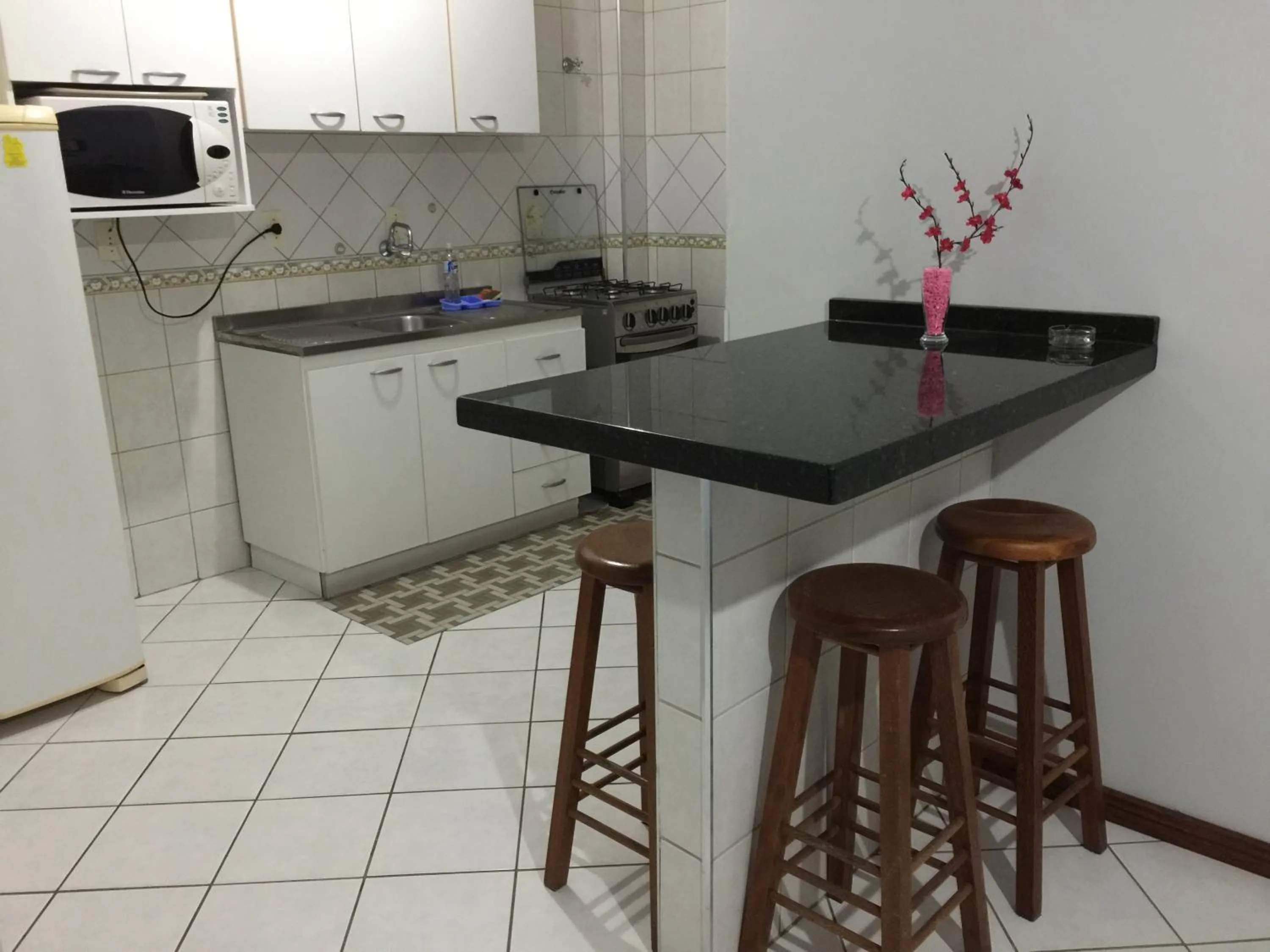Communal kitchen in Kasato Maru Residence