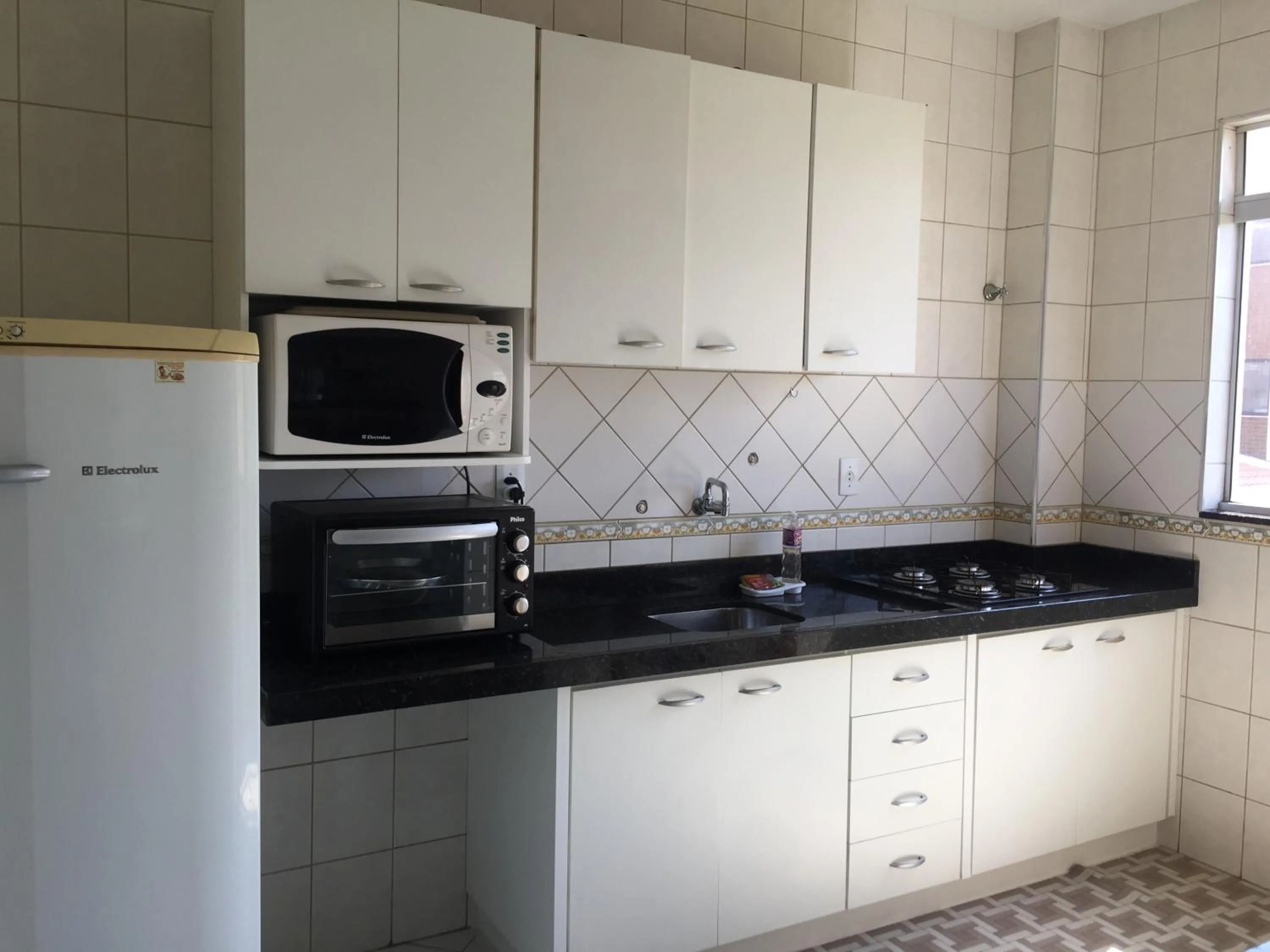 Communal kitchen in Kasato Maru Residence