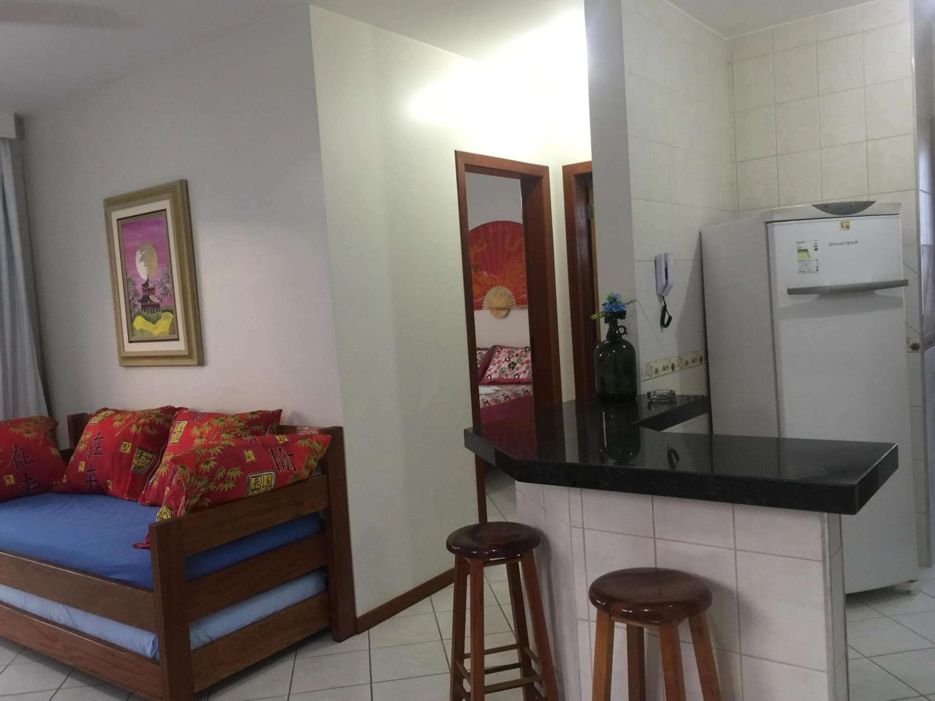 Communal kitchen in Kasato Maru Residence