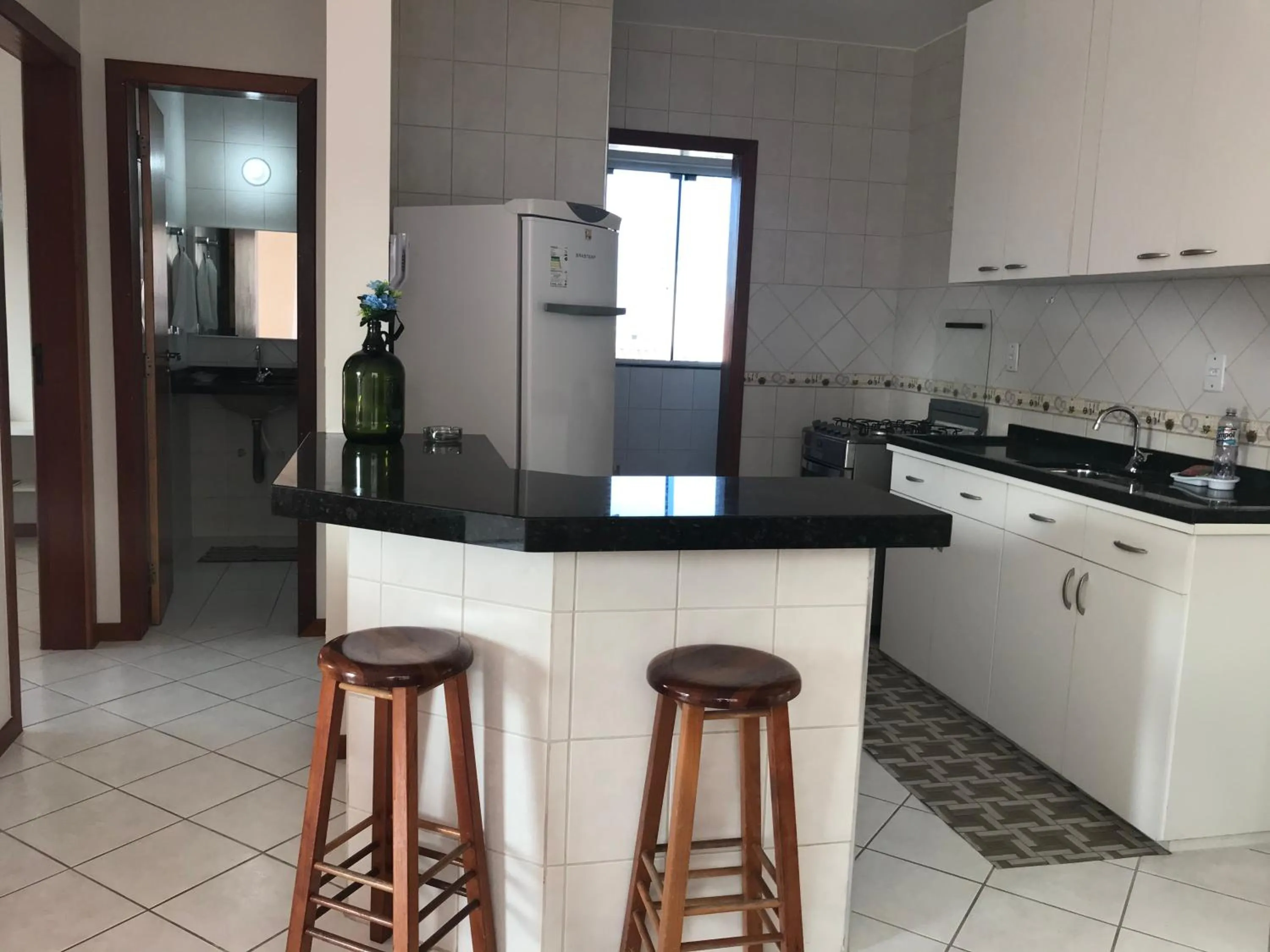 Communal kitchen in Kasato Maru Residence