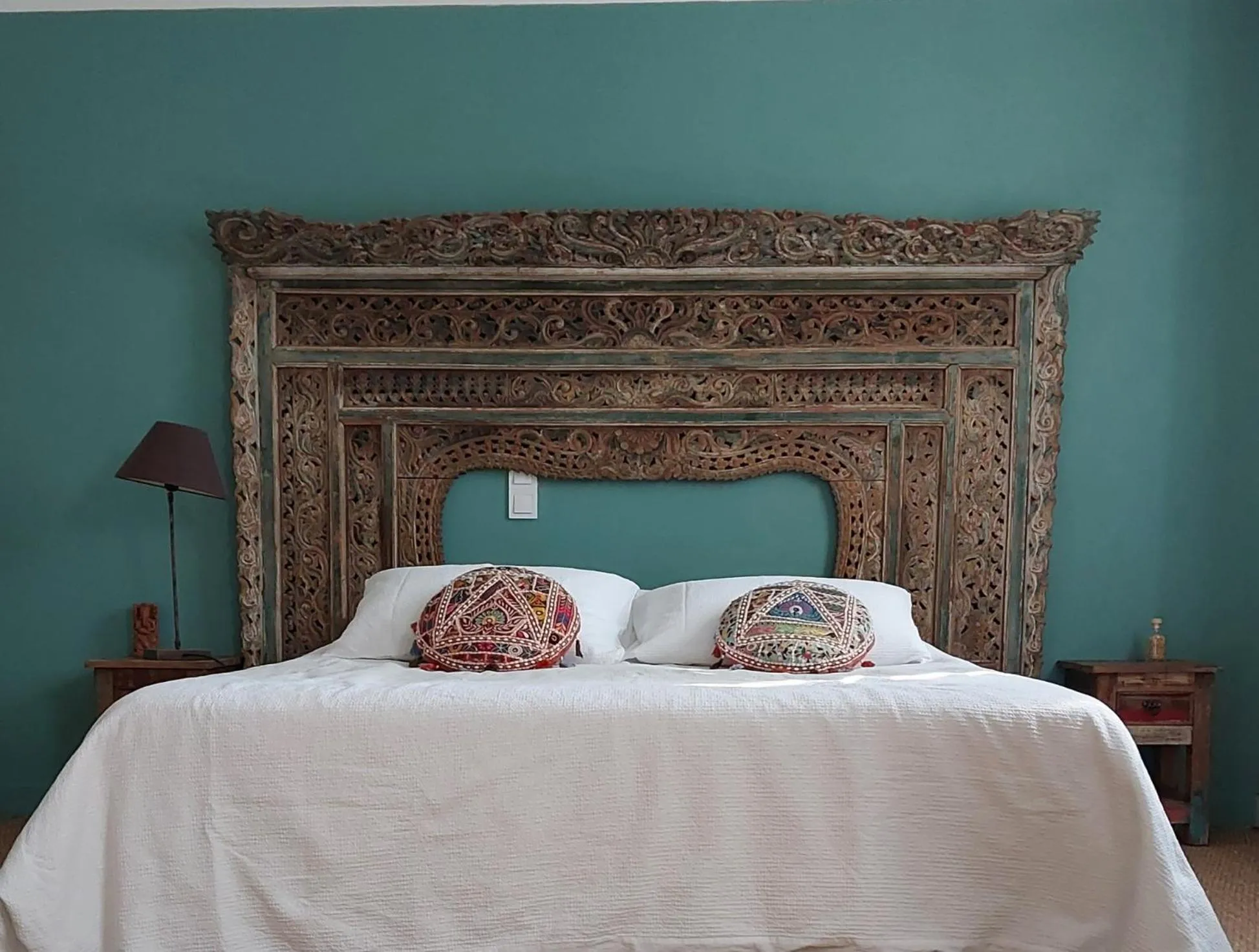 Bed in MAISON DE MARQUAY-MAISON D'HOTES