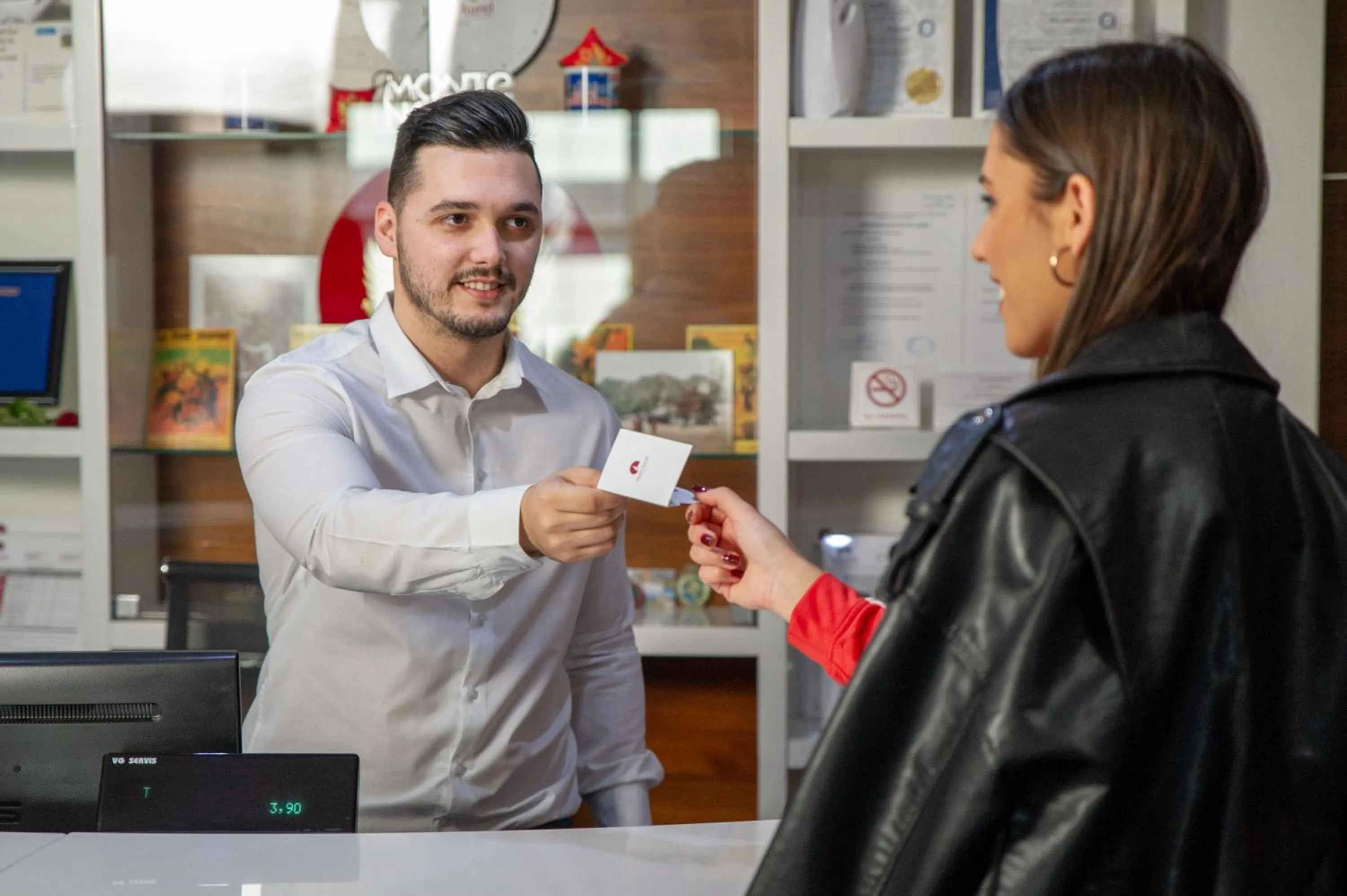 Lobby or reception in Hotel Aurel