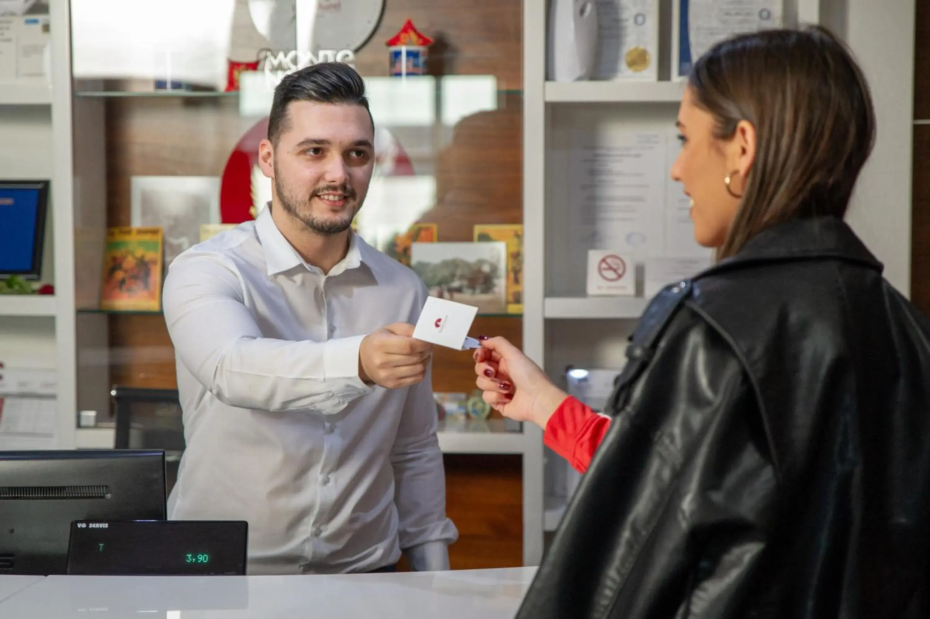 Lobby or reception in Hotel Aurel Lobby or reception in Hotel Aurel