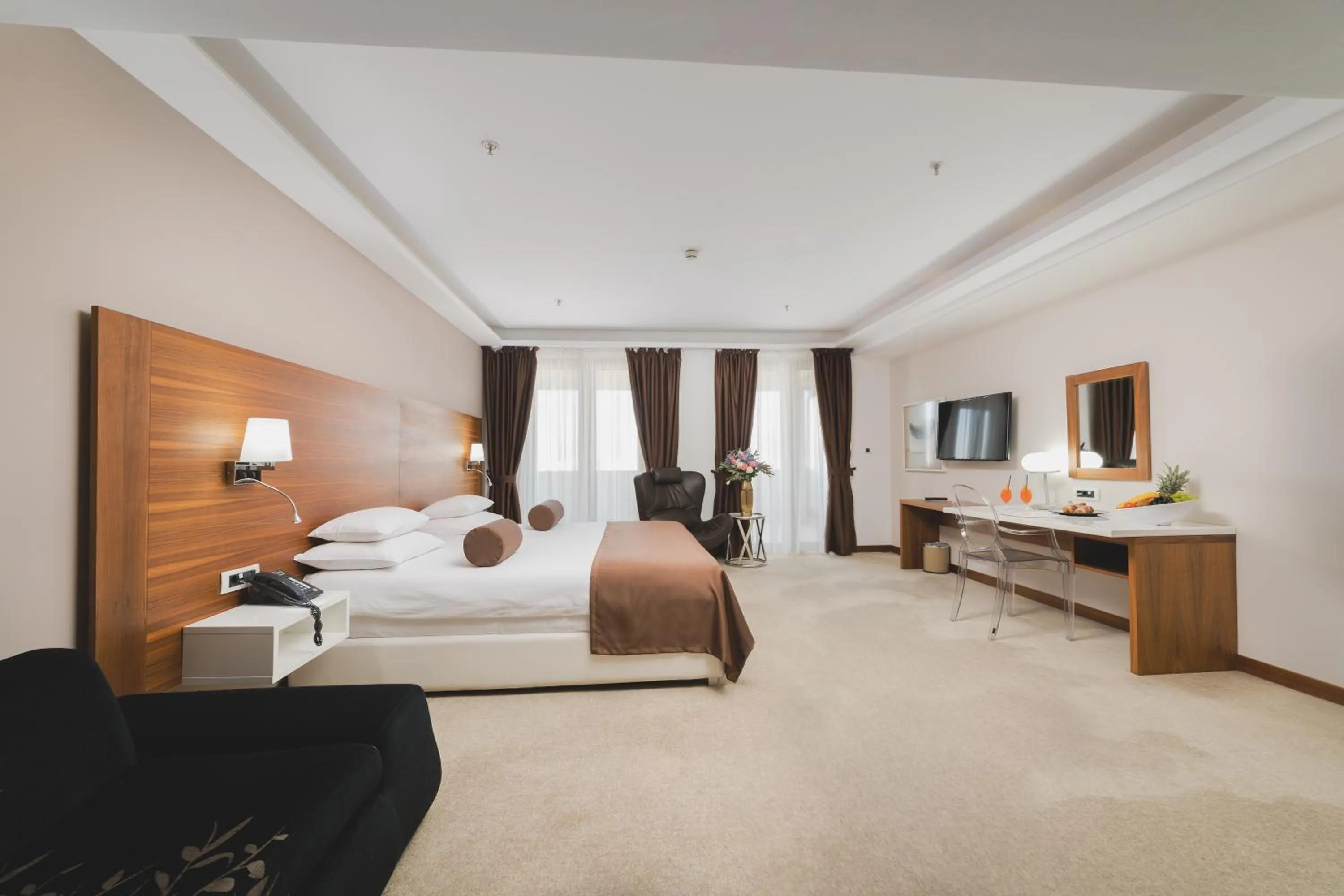 Bedroom, Bed in Hotel Aurel