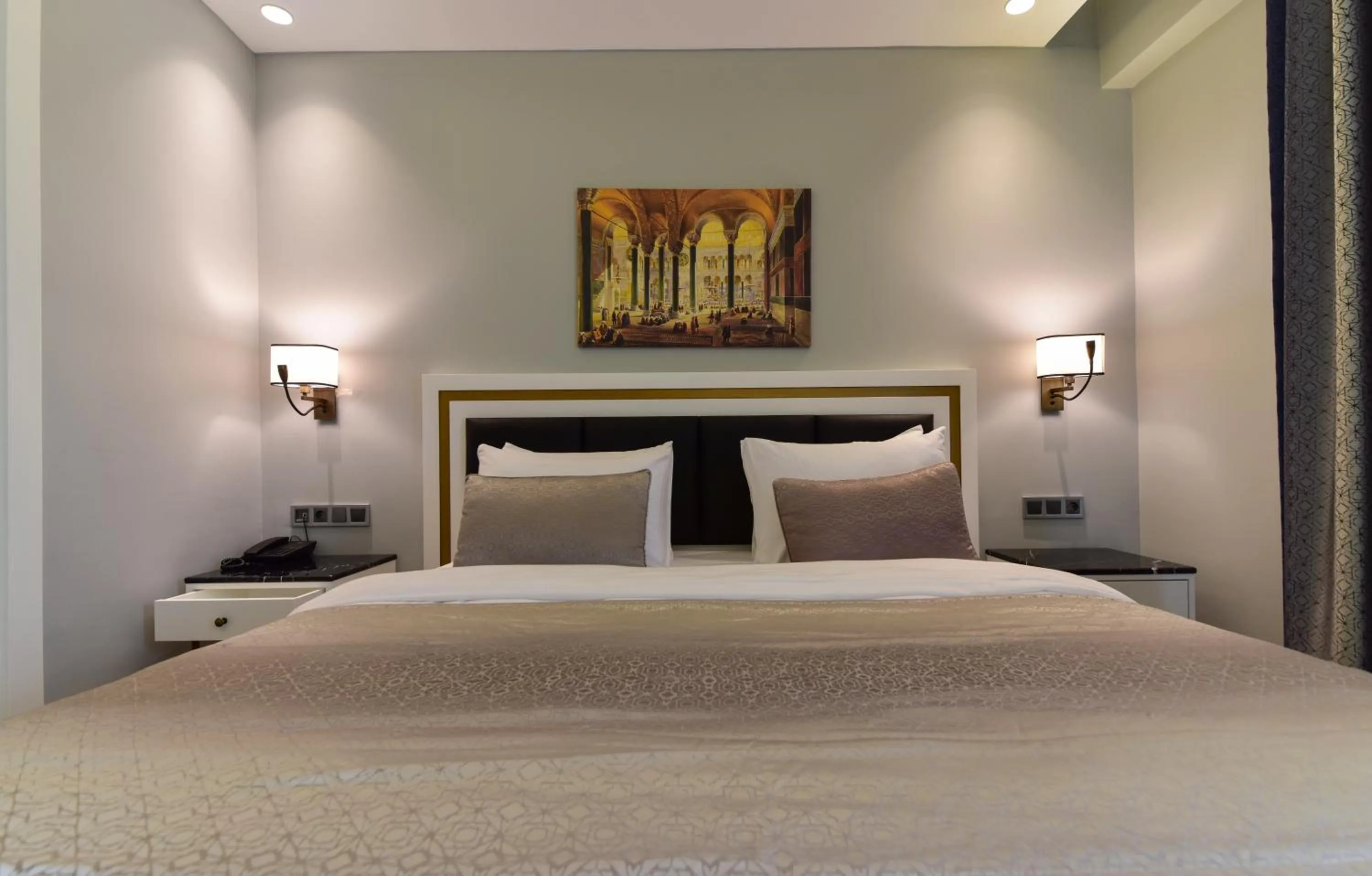 Bed in Kare Hotel Sultanahmet