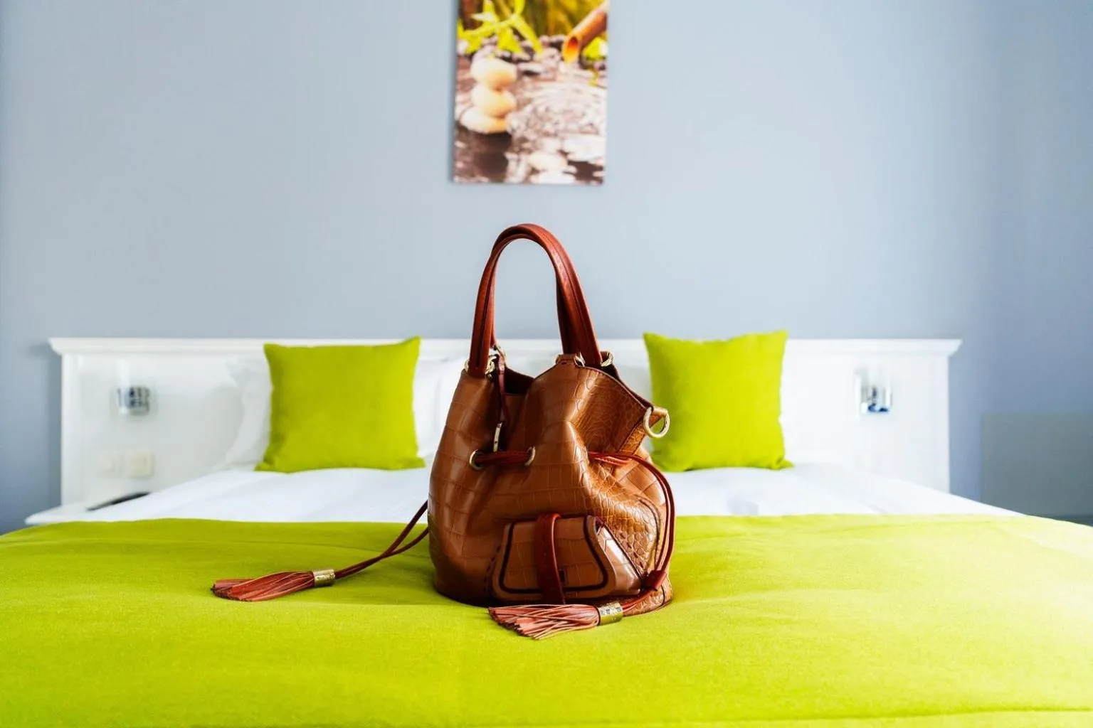 Bedroom, Bed in Hôtel Marso