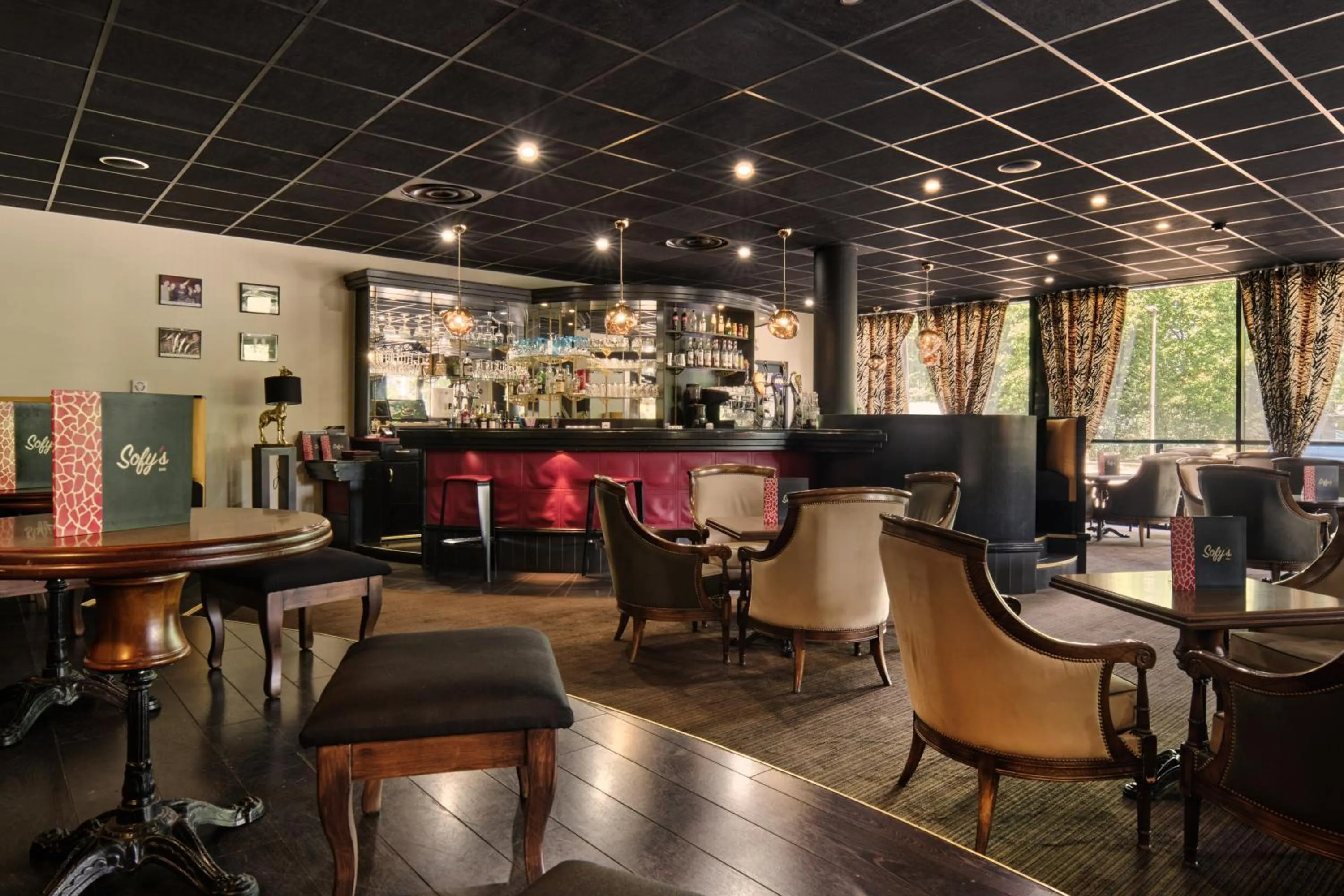 Lounge or bar in Hôtel Marso