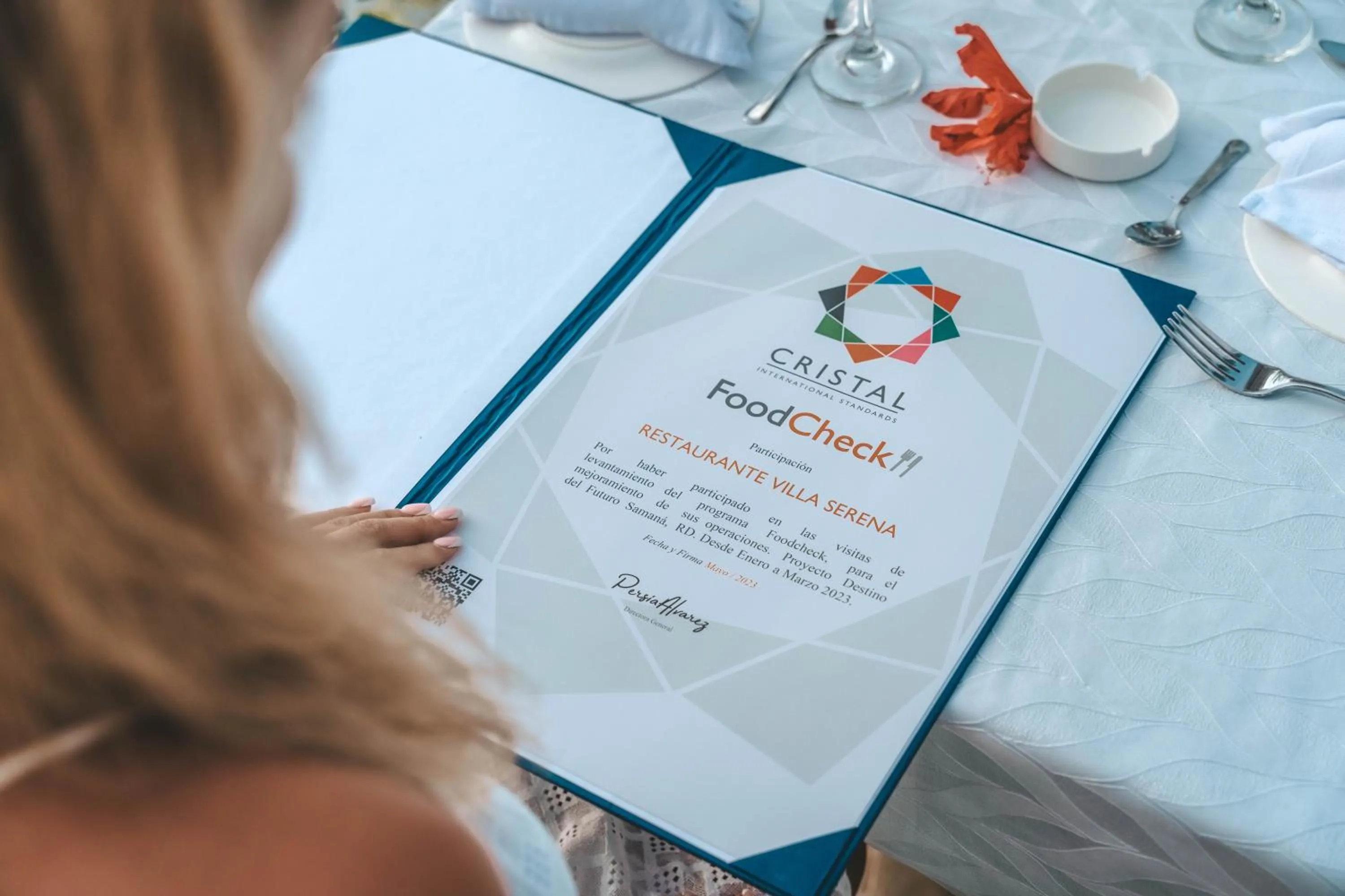 Certificate/Award in Hotel Villa Serena