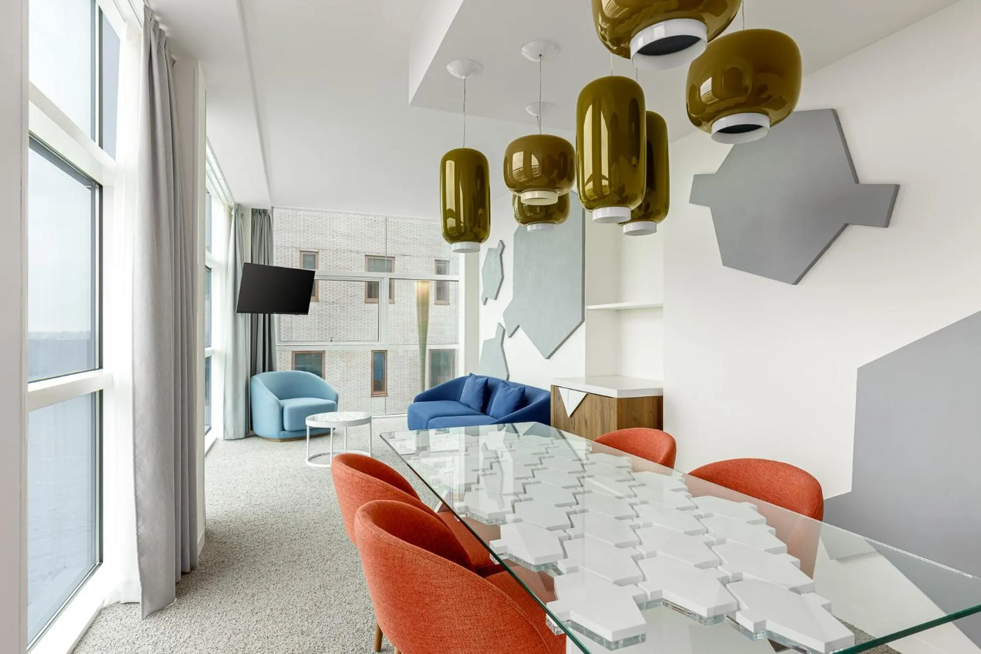 Living room in Room Mate Aitana, Amsterdam