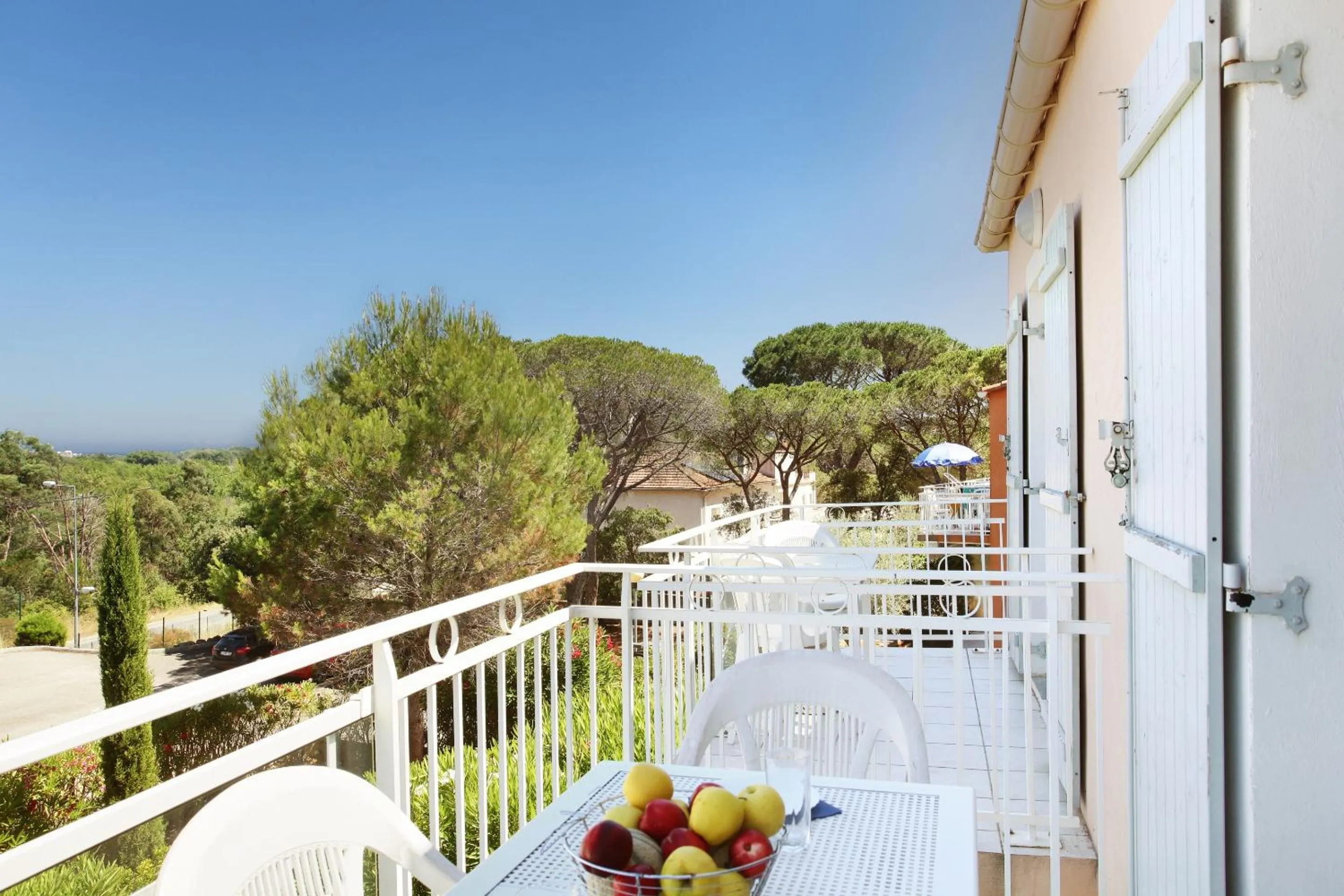Balcony/Terrace in Résidence Odalys Domaine des Eucalyptus