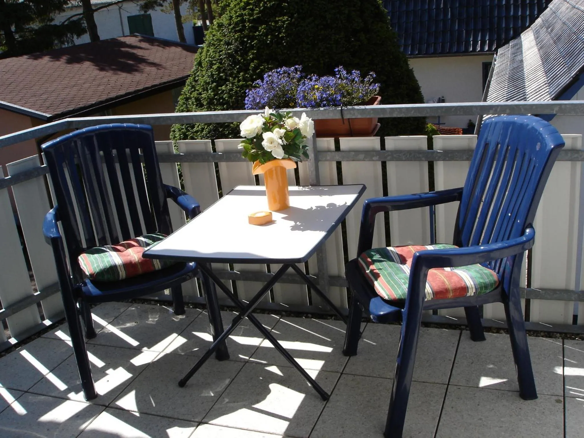 Balcony/Terrace in Hotel Garni Am Deich Zingst