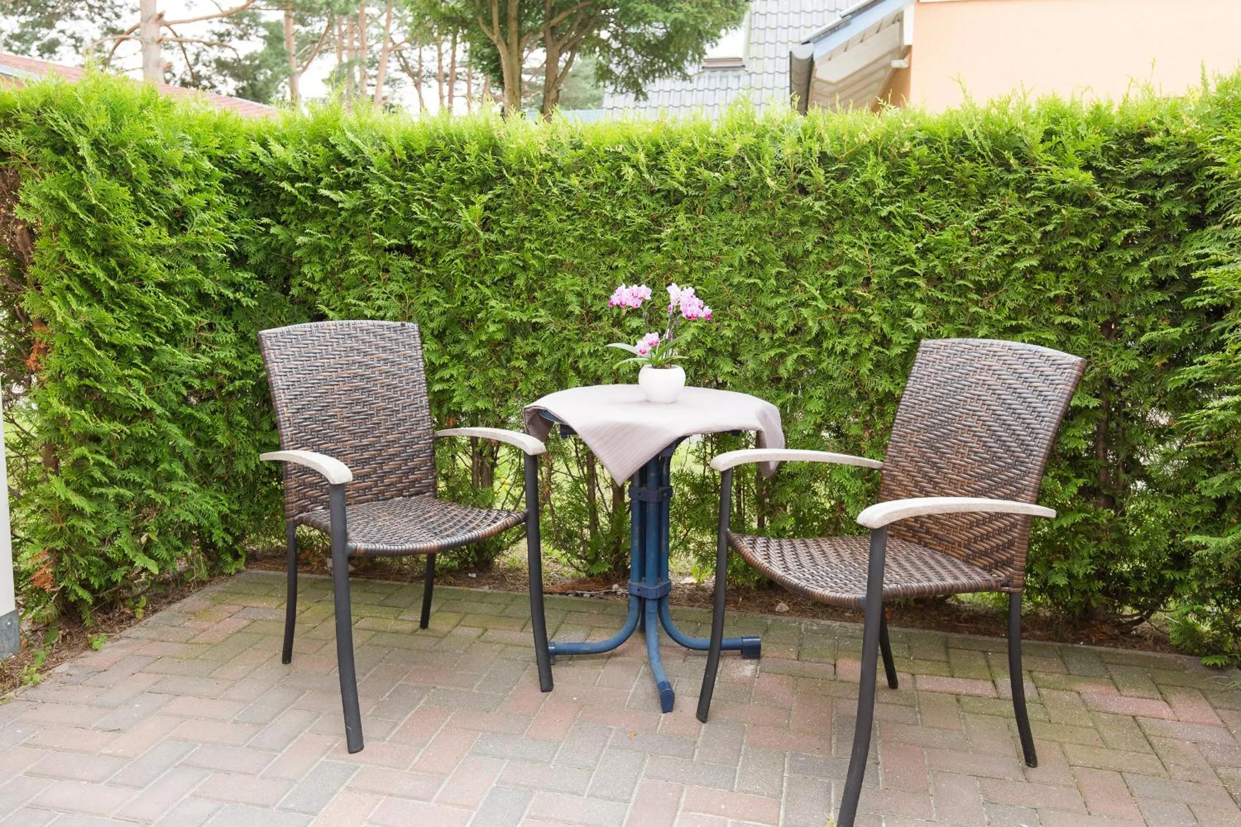 Balcony/Terrace in Hotel Garni Am Deich Zingst