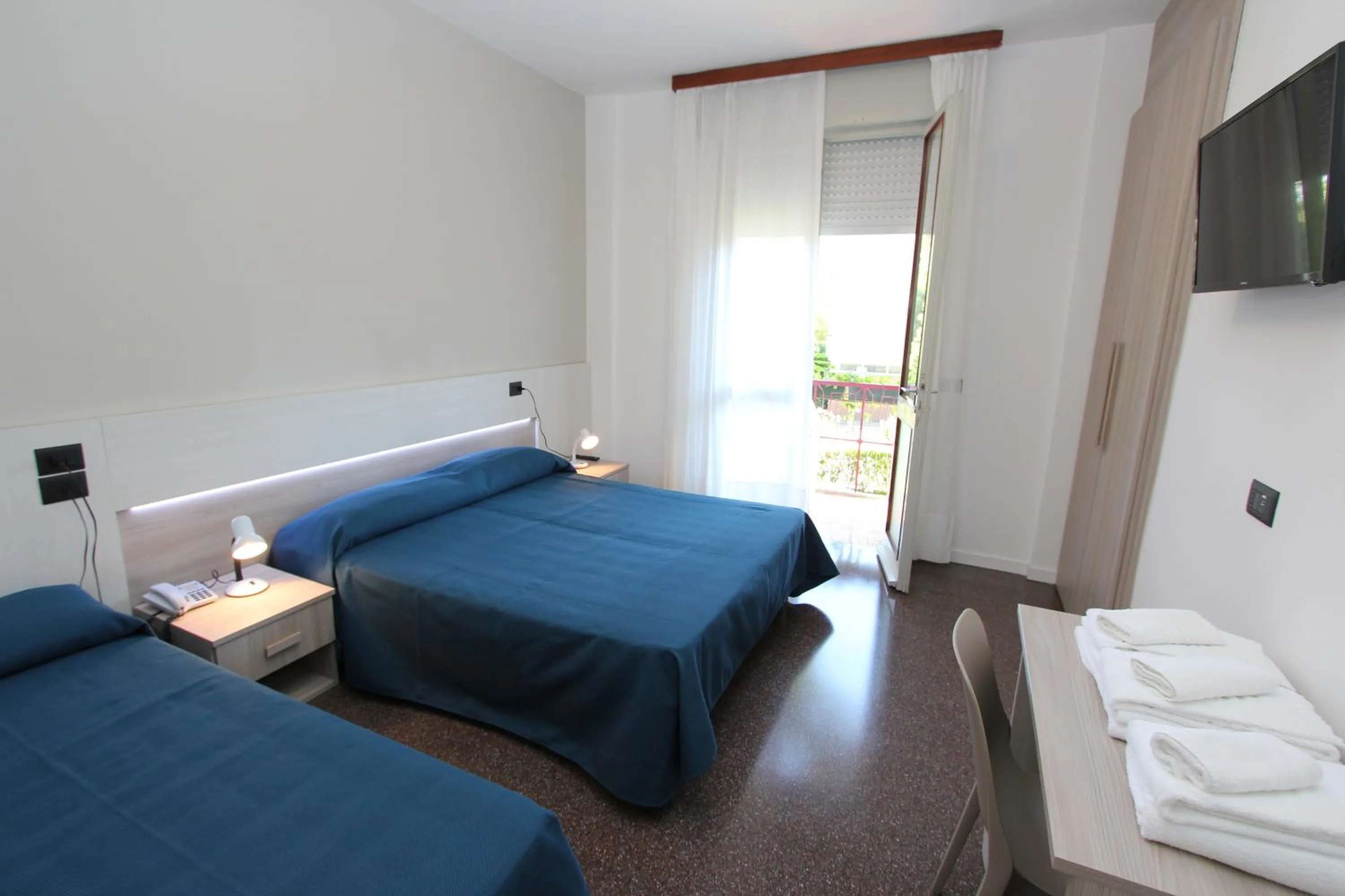 Bed in Hotel Laura