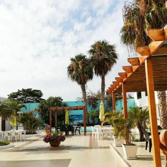 Garden view in Hotel La Posada Del Ingles