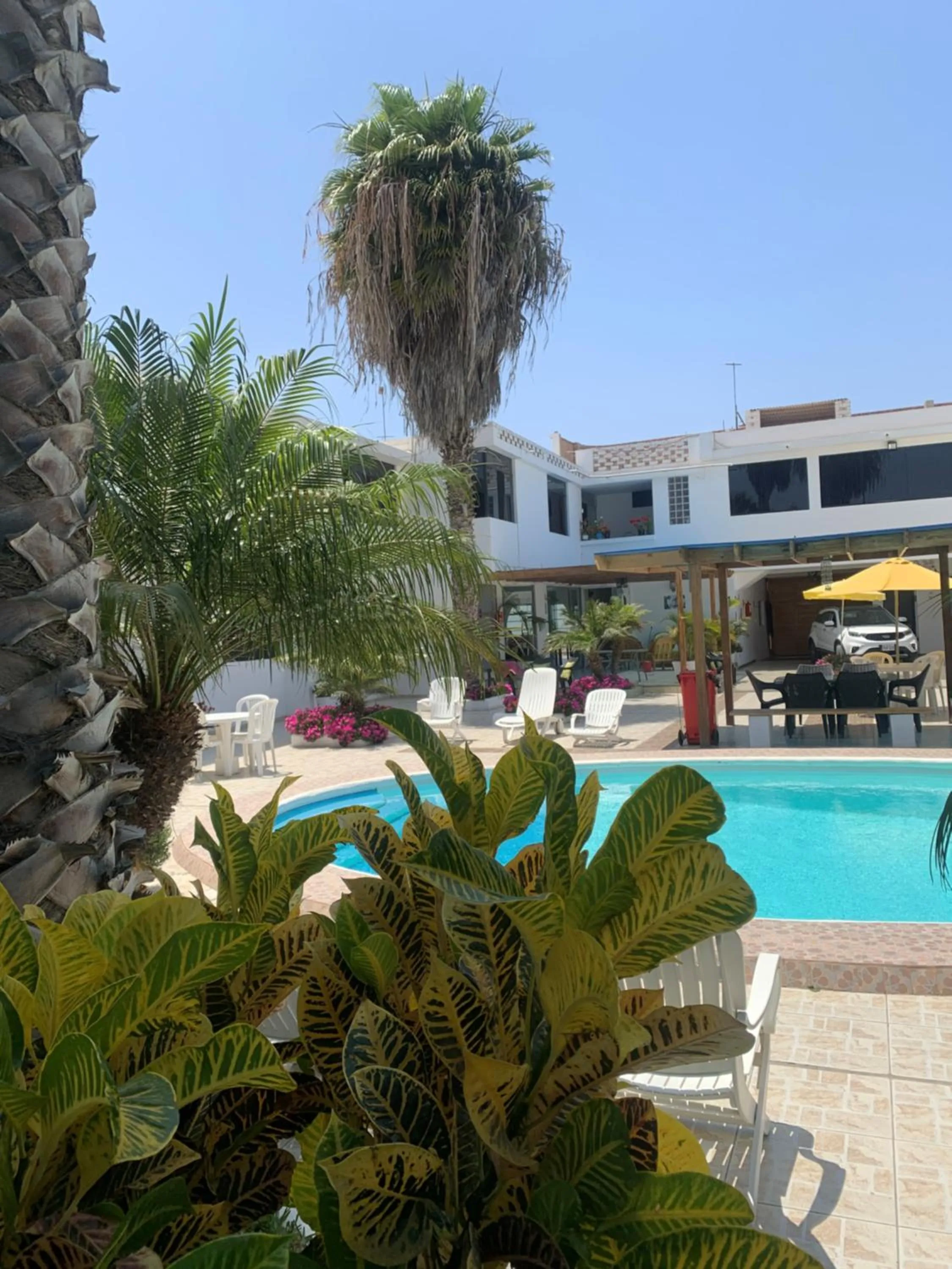 Pool view in Hotel La Posada Del Ingles