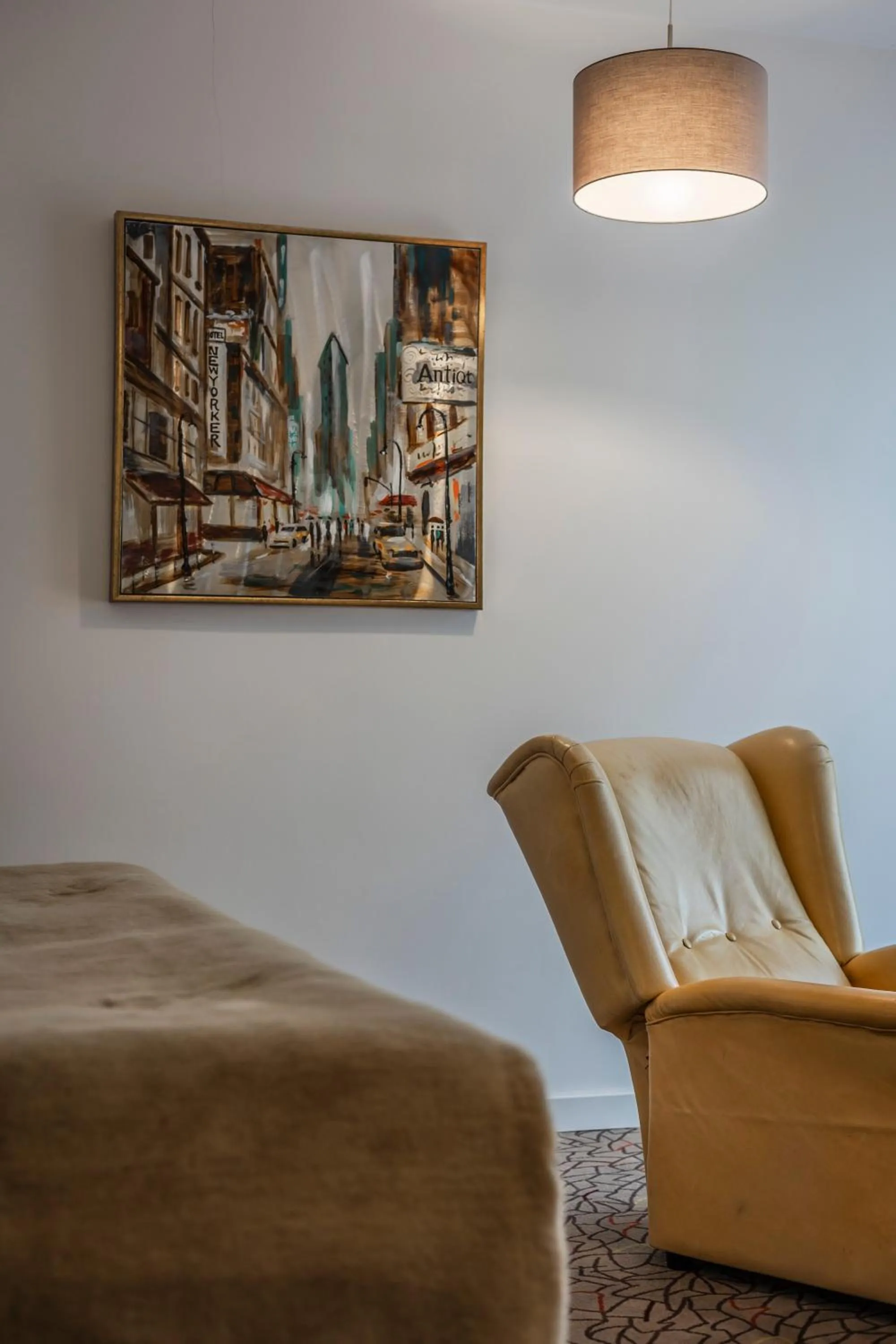 Seating area in Charm Boutique Hotel