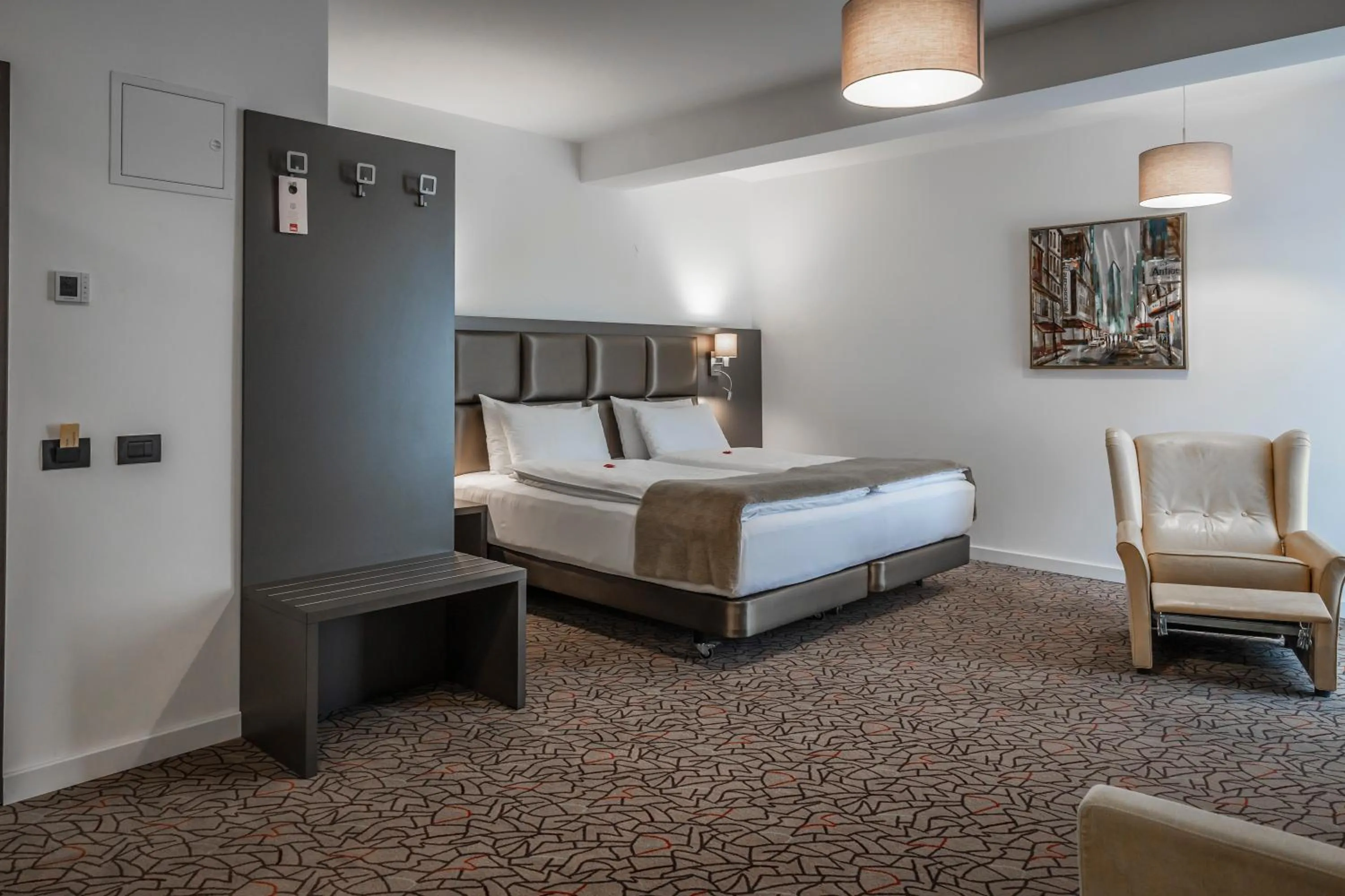 Bedroom, Bed in Charm Boutique Hotel