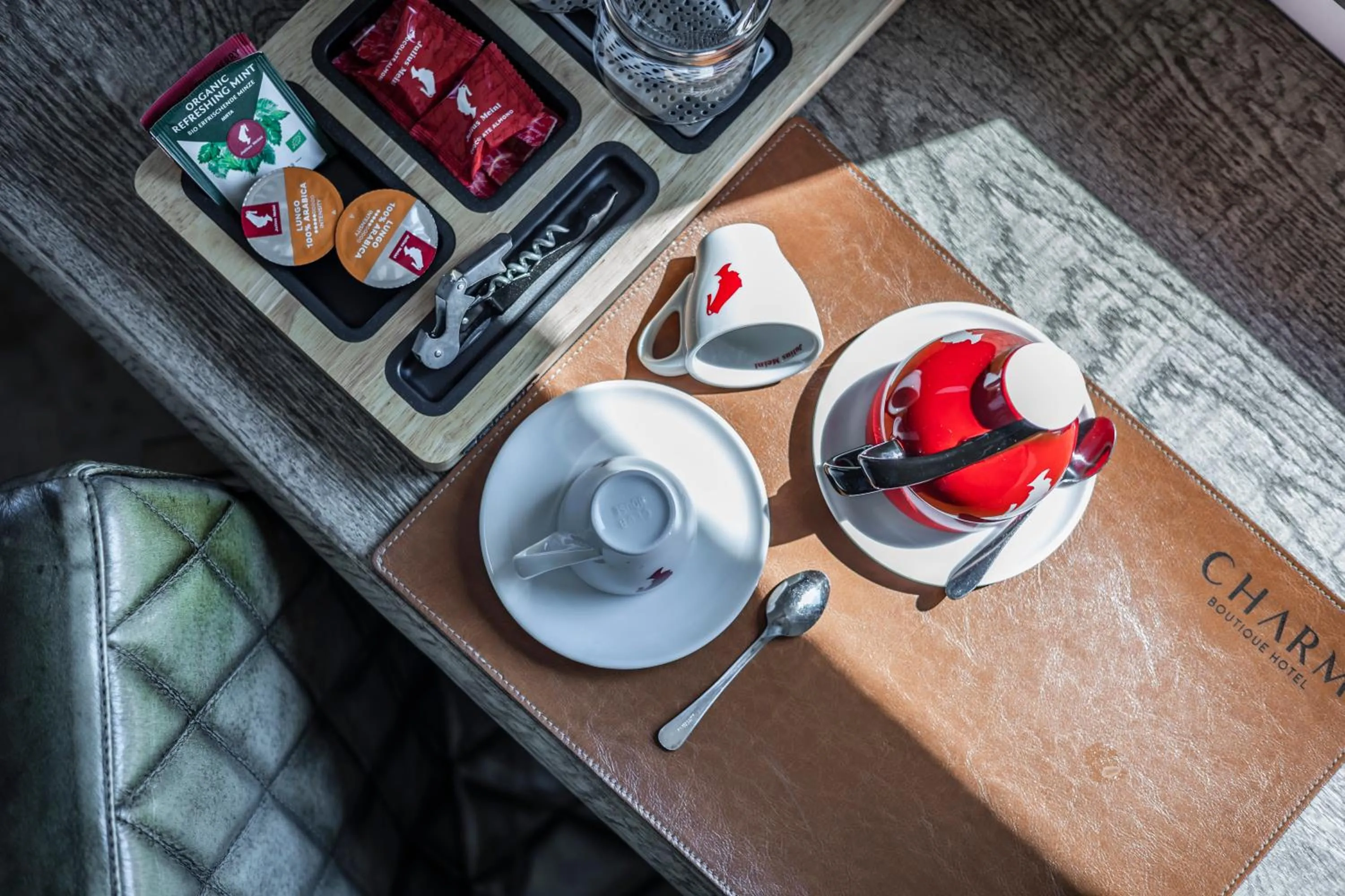 Coffee/tea facilities in Charm Boutique Hotel