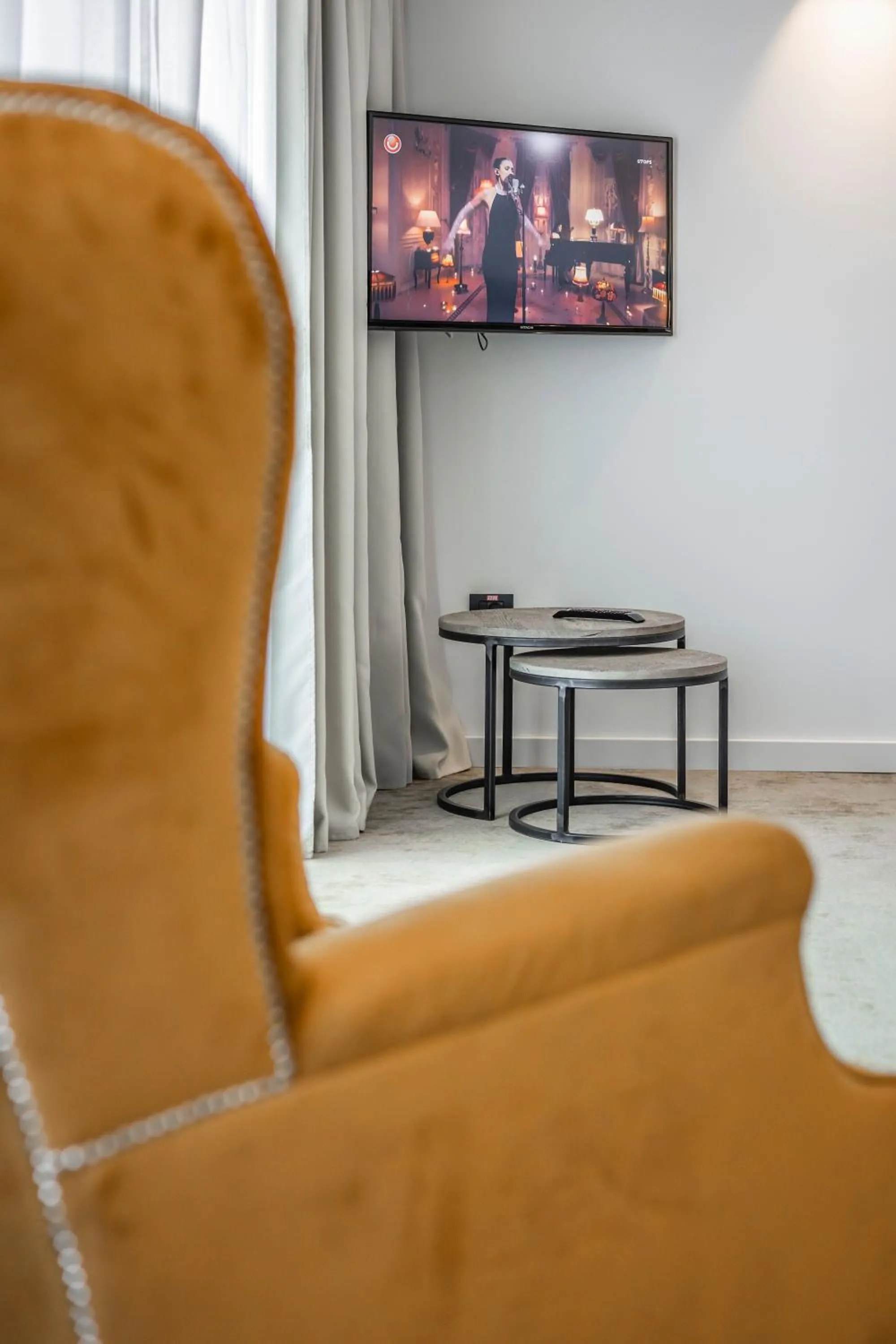 Seating area in Charm Boutique Hotel