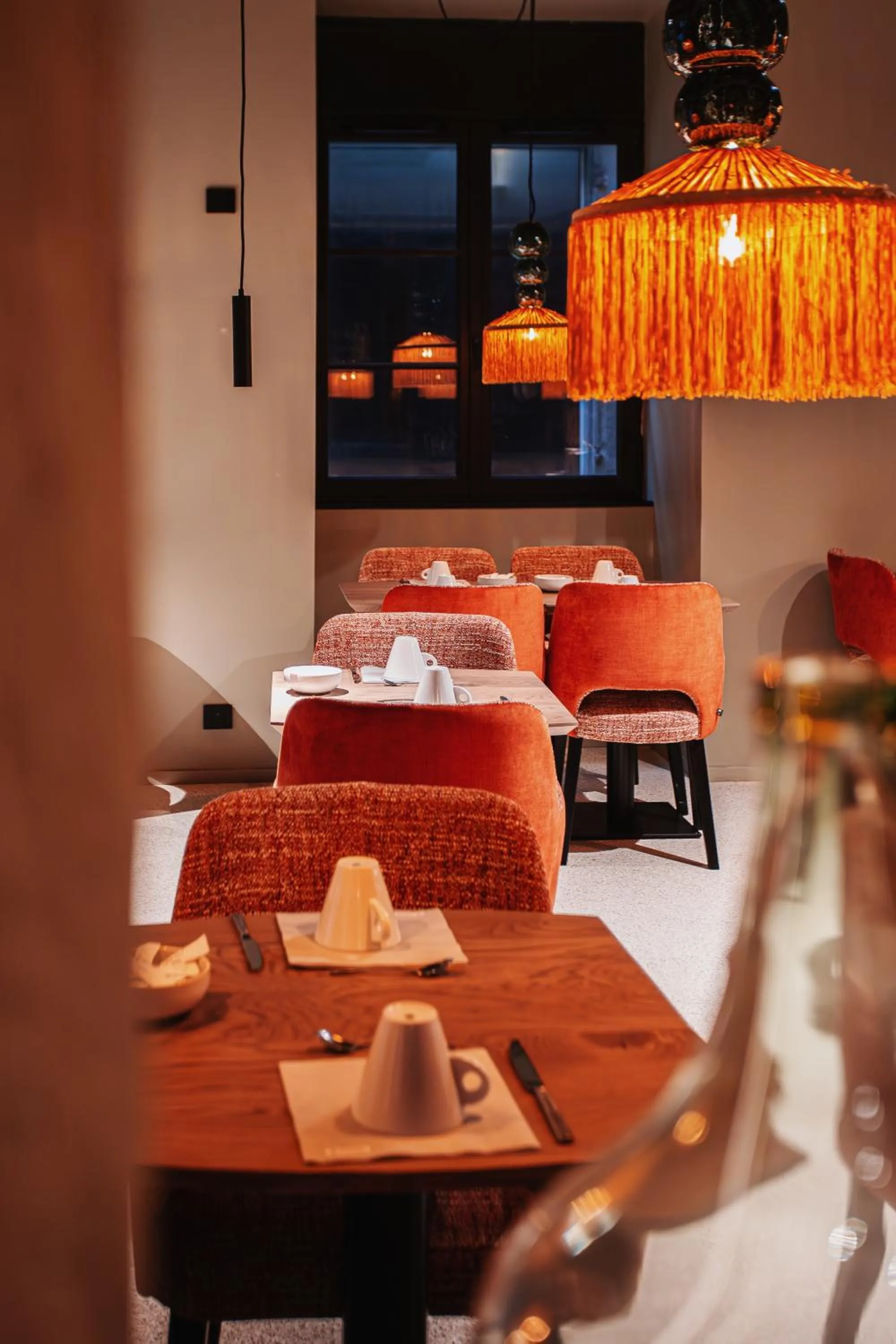 Dining area, Bed in Hôtel Anne de Bretagne