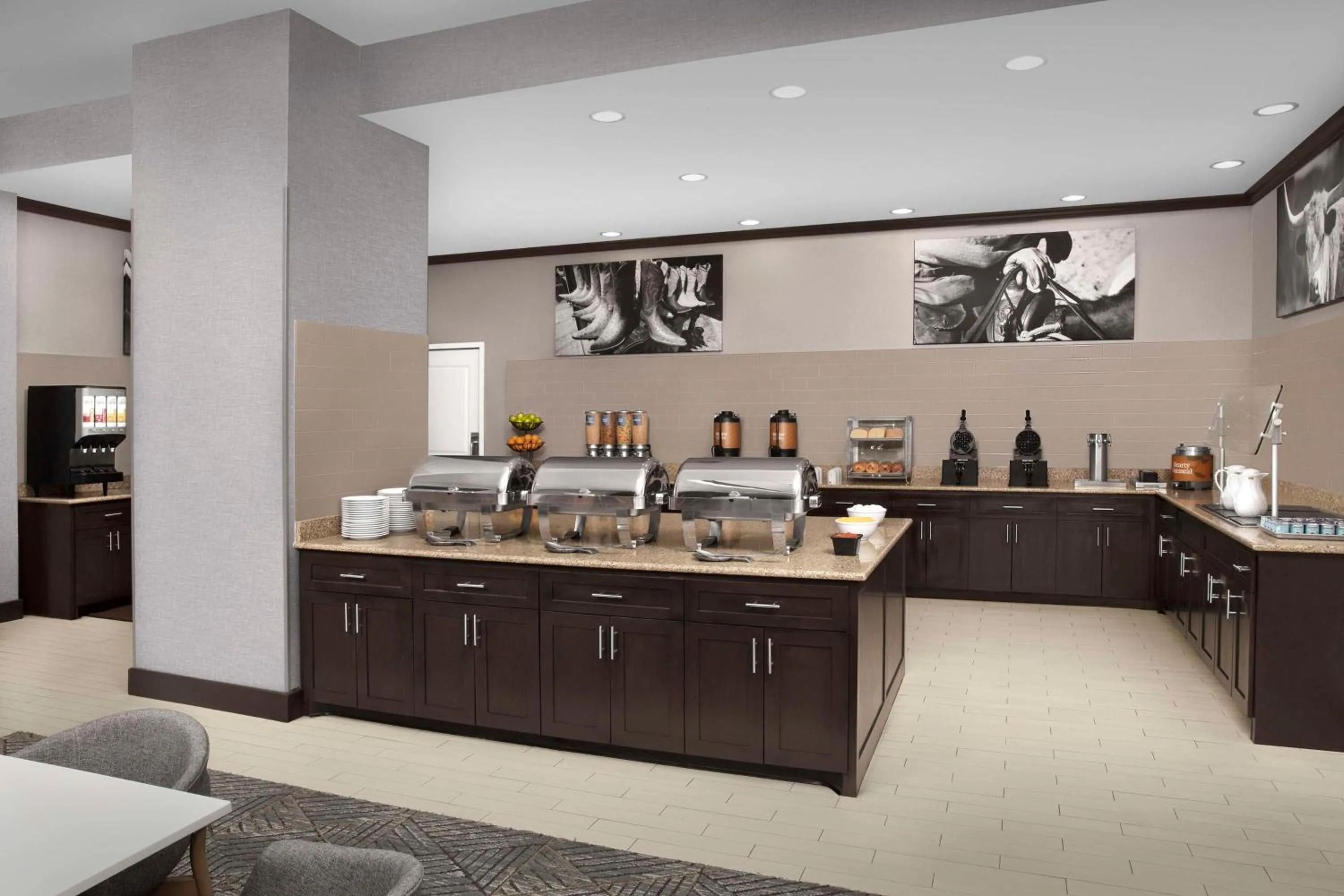 Breakfast in Homewood Suites Dallas Downtown