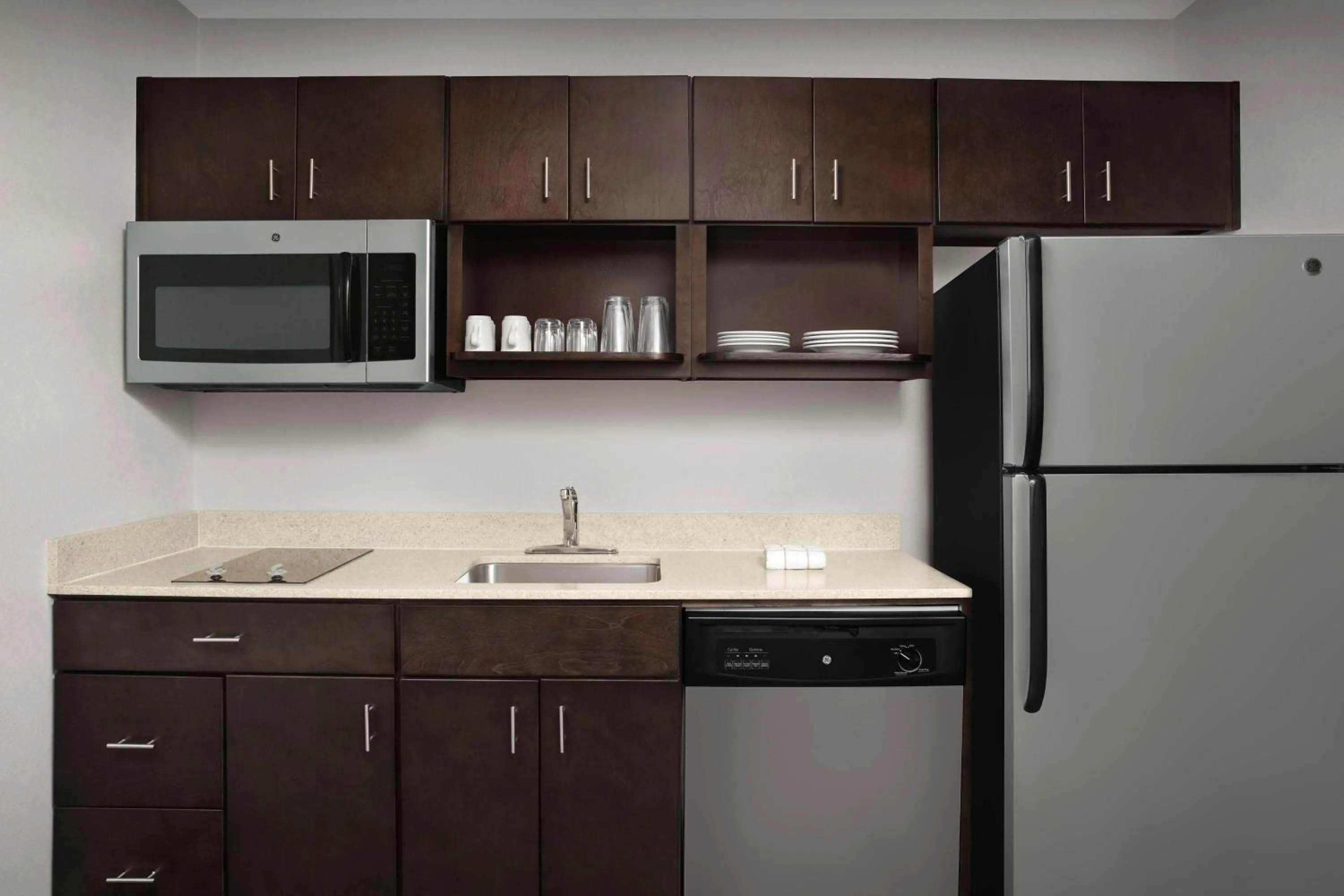 Kitchen or kitchenette in Homewood Suites Dallas Downtown