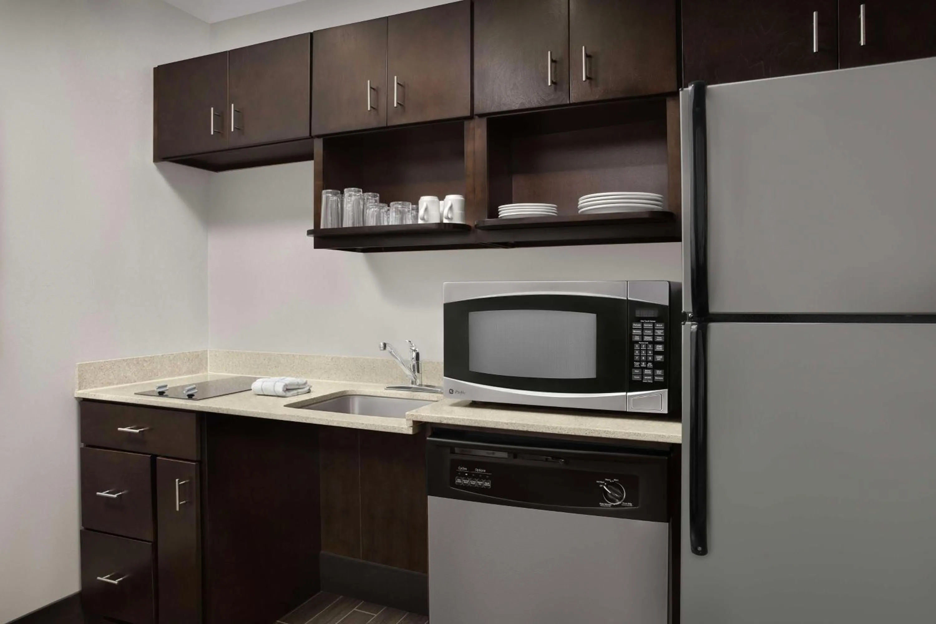 Kitchen or kitchenette in Homewood Suites Dallas Downtown
