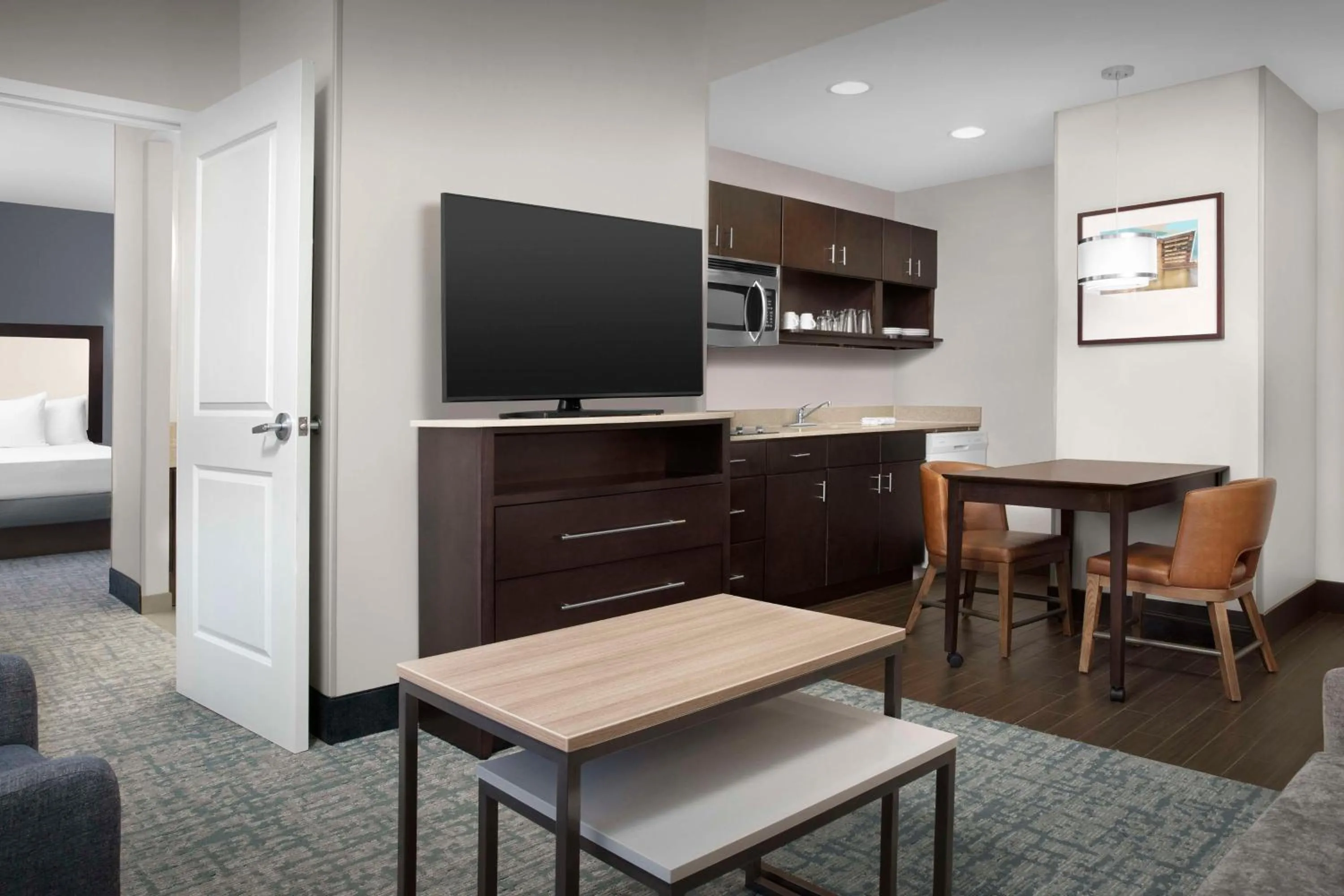 Kitchen or kitchenette in Homewood Suites Dallas Downtown