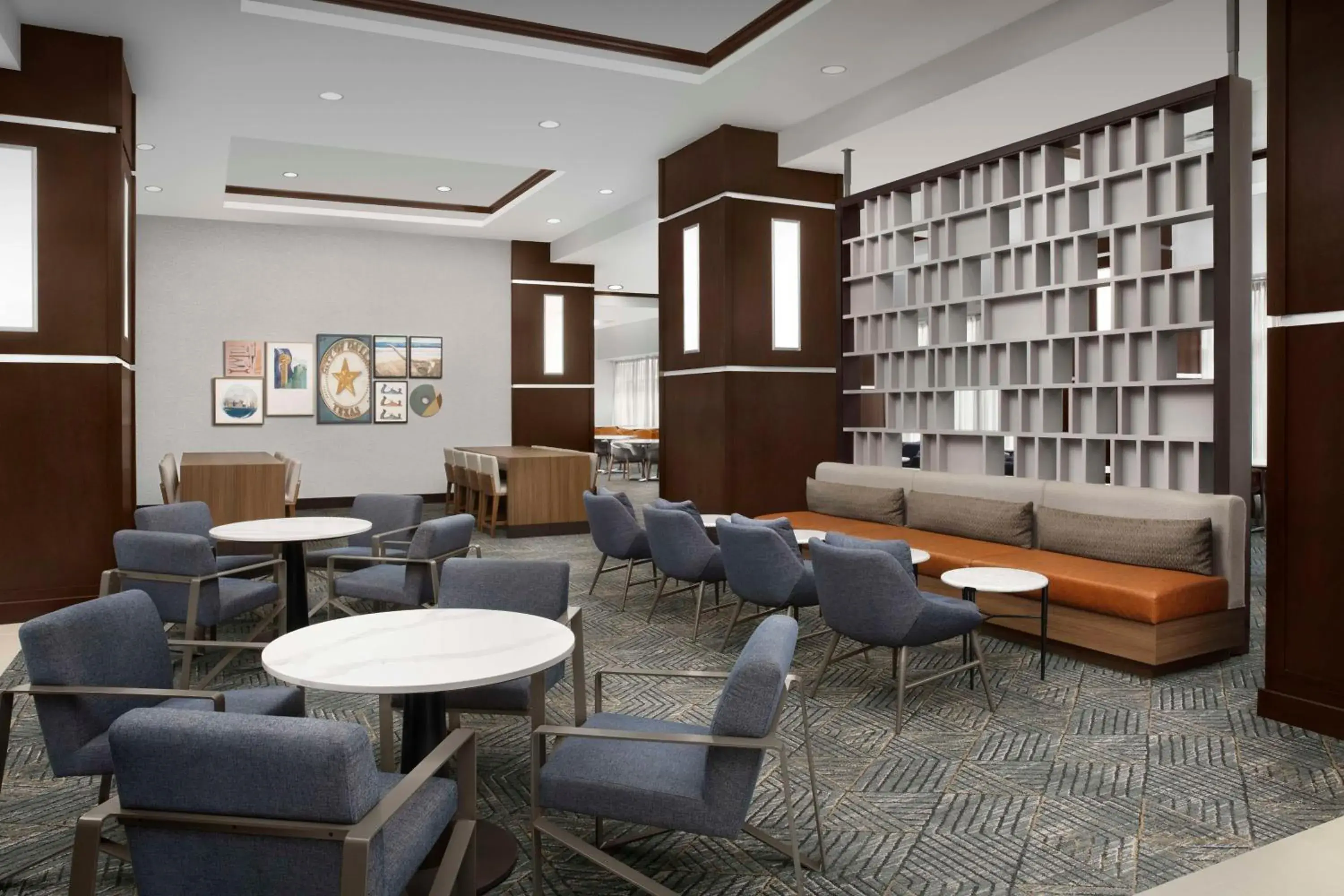 Lobby or reception in Homewood Suites Dallas Downtown Lobby or reception in Homewood Suites Dallas Downtown