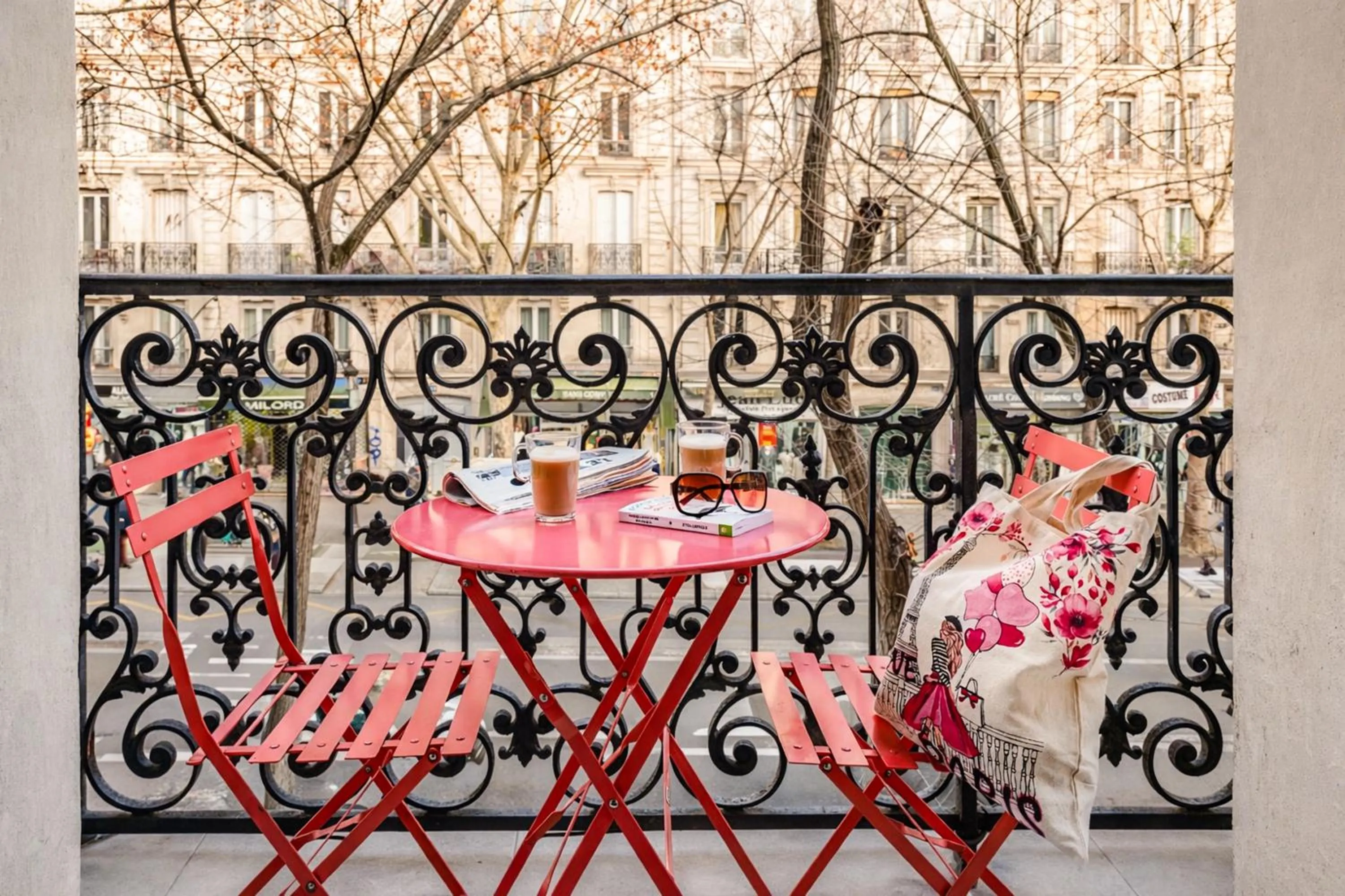 Balcony/Terrace in Hotel Avalon Paris
