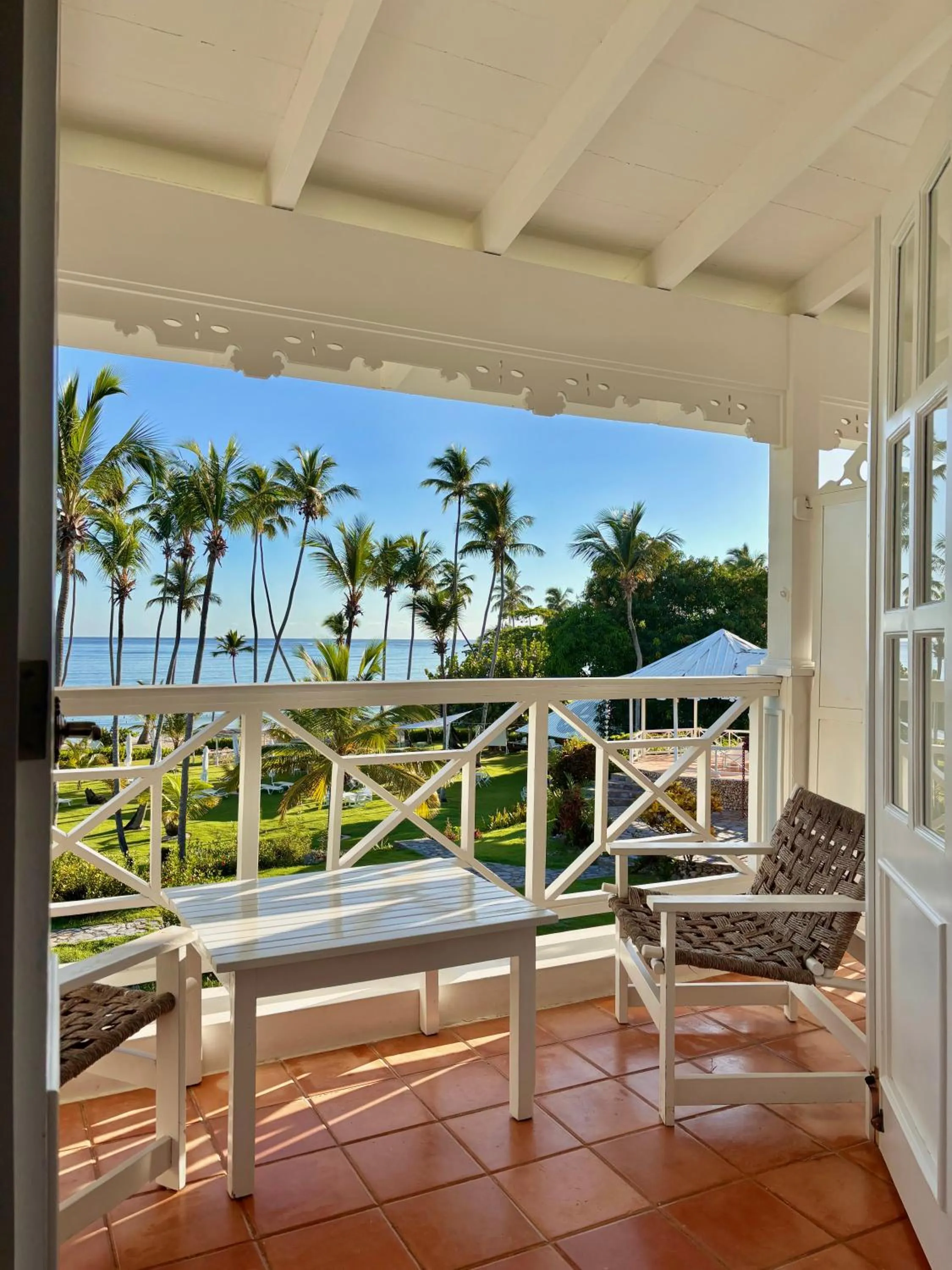 Balcony/Terrace in Hotel TODOBLANCO, Las Galeras, SAMANA